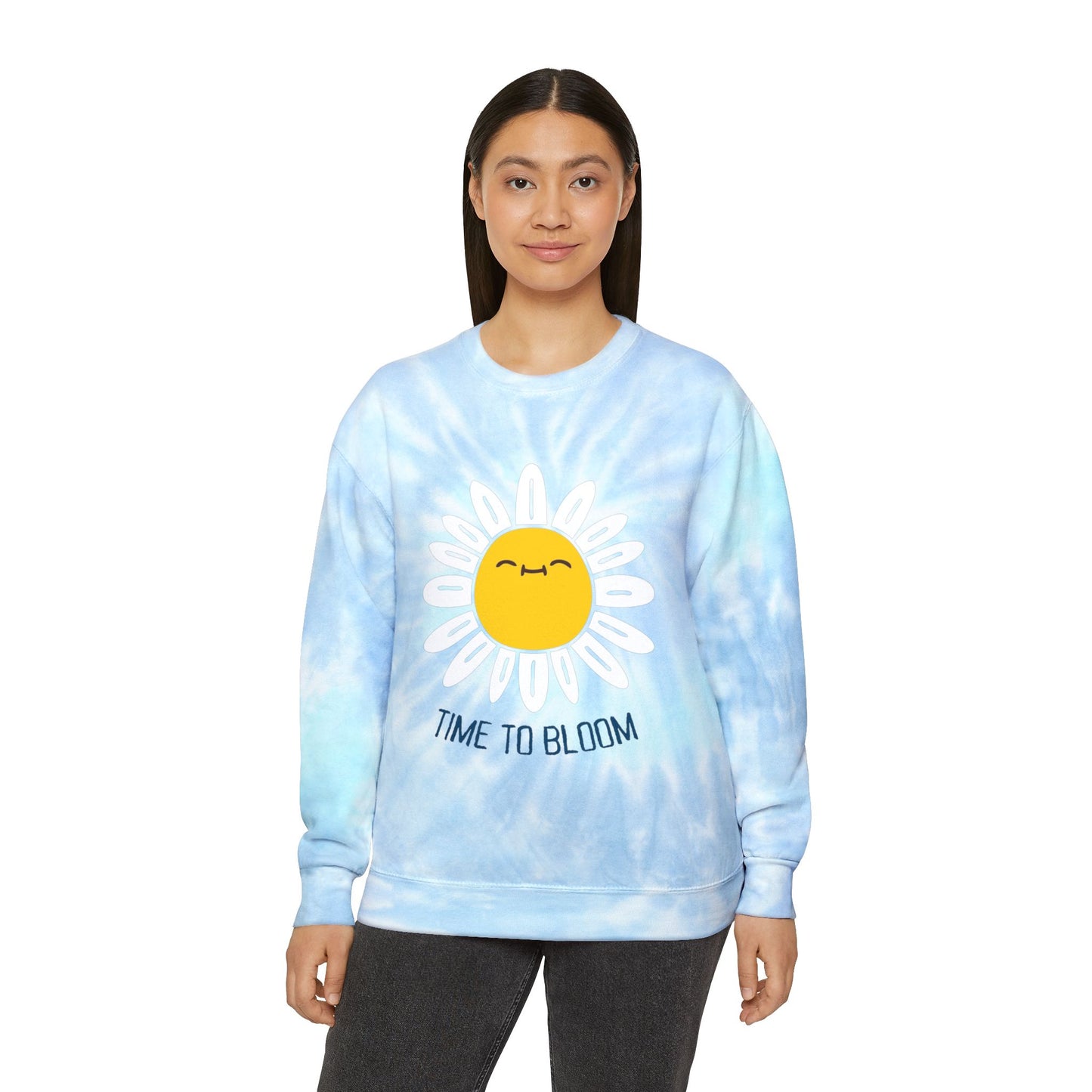 Time to Bloom Tie-Dye Sweatshirt