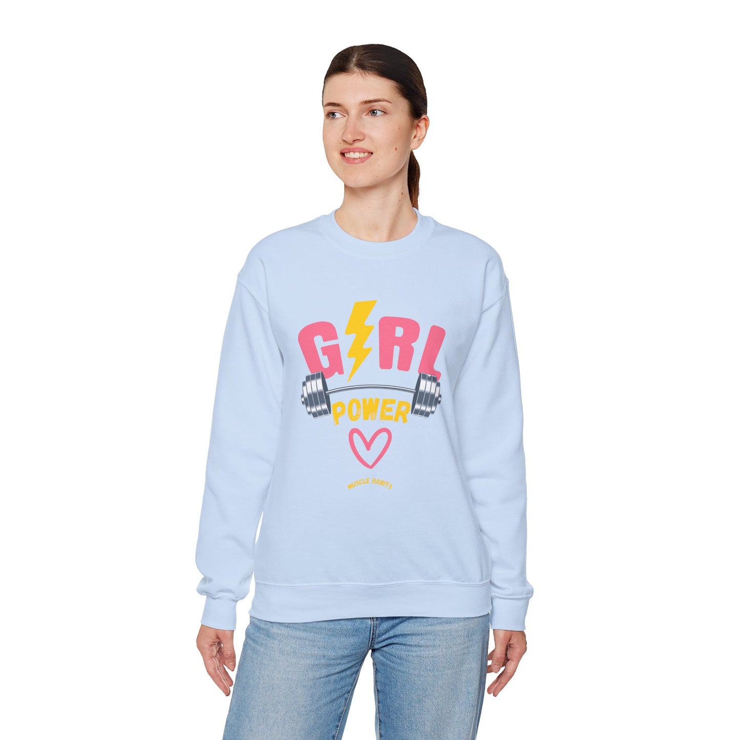 Girl Power Lighting Crewneck Sweatshirt