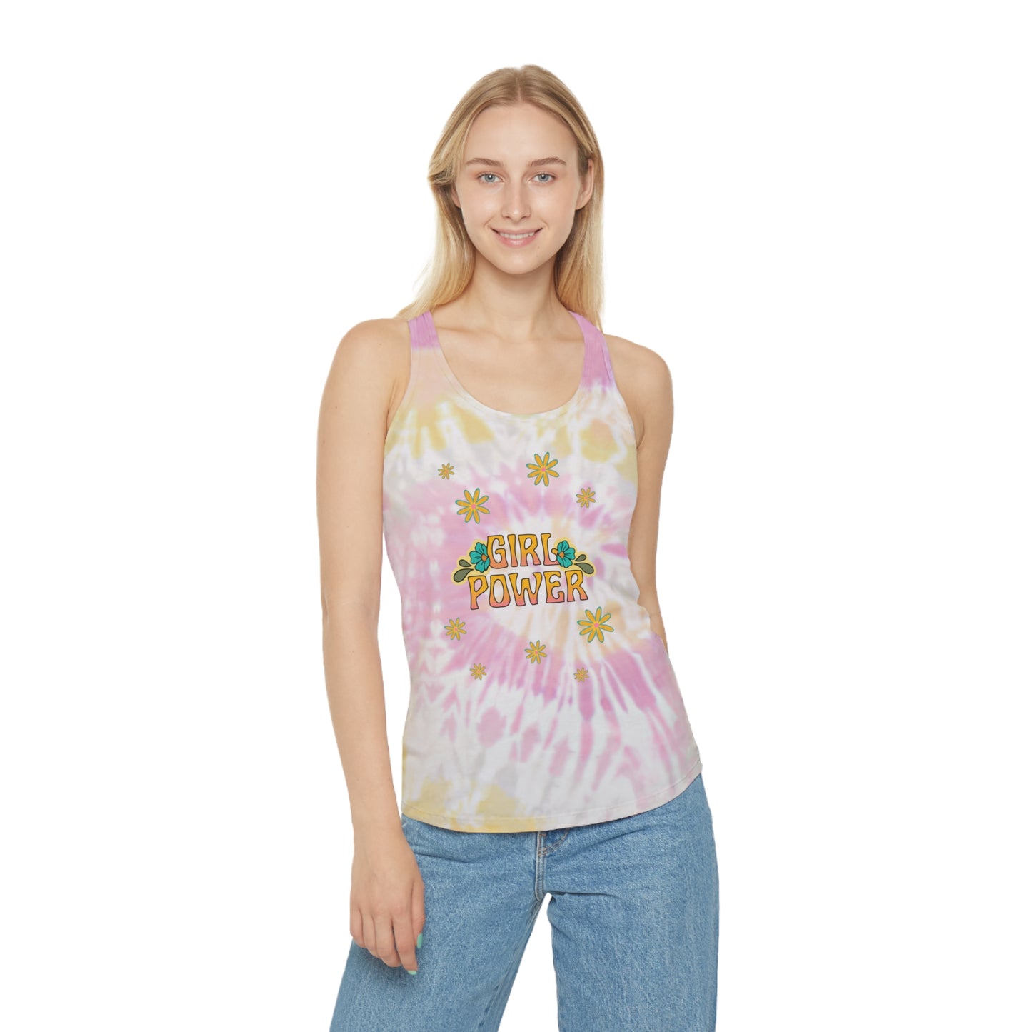 Tie Dye Racerback Tank Top