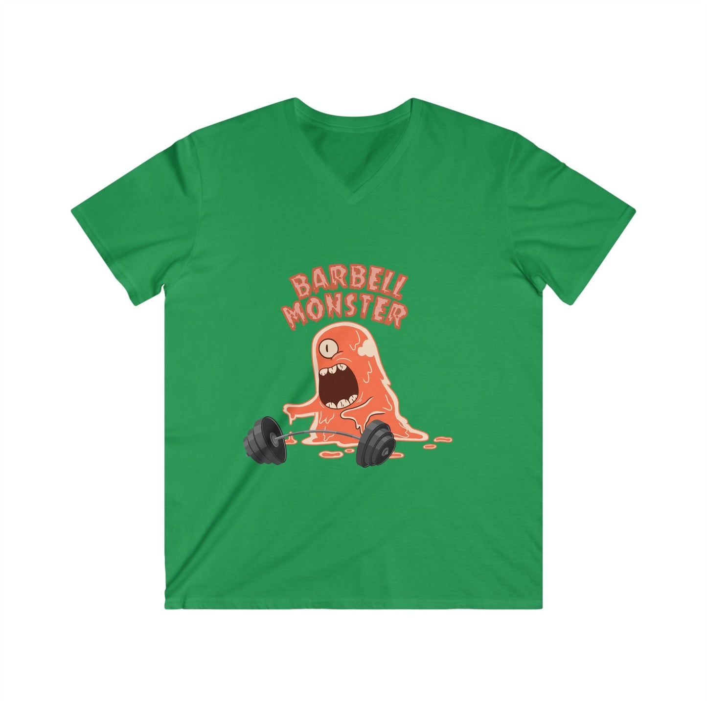 Monster Fitted V-Neck Short Sleeve Tee