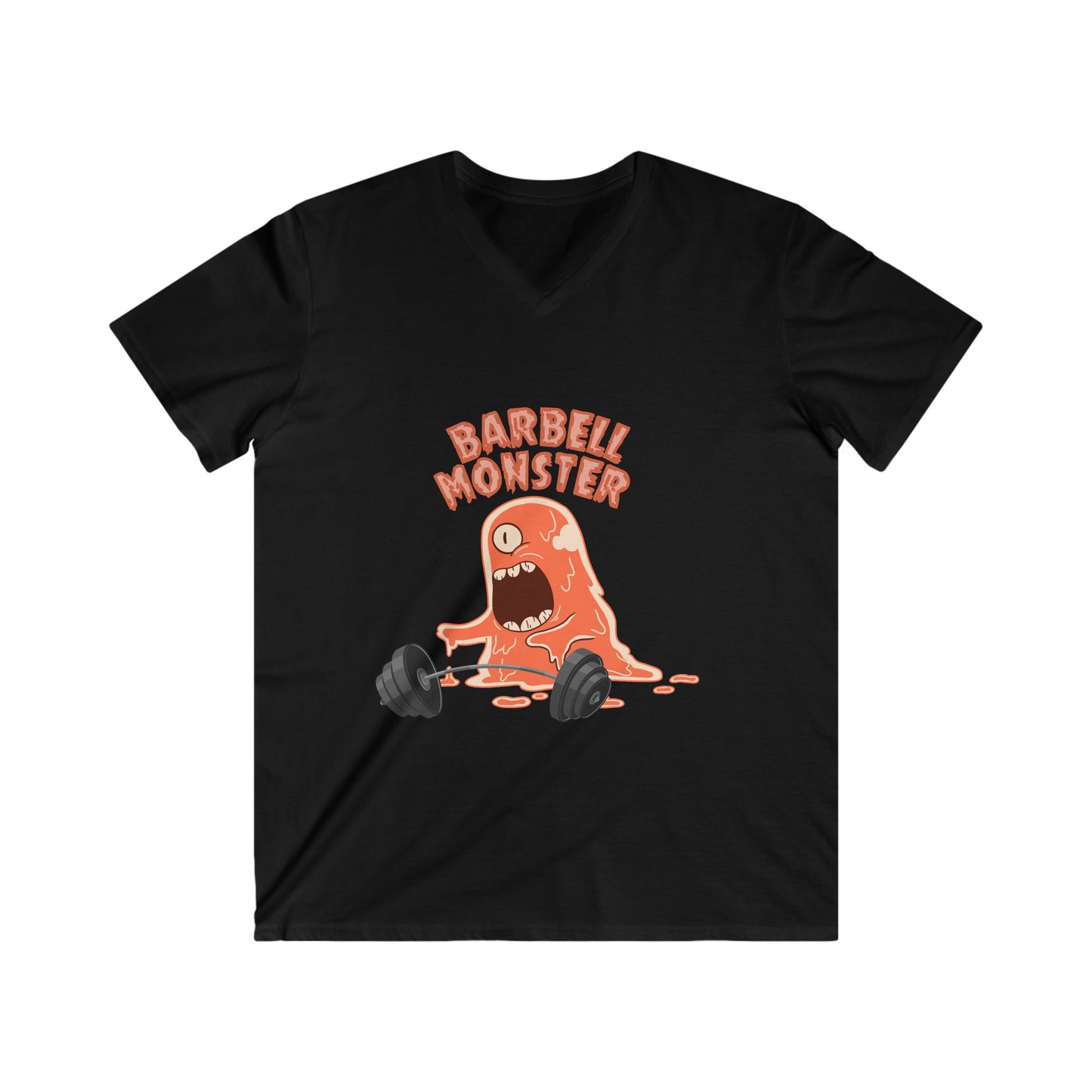 Monster Fitted V-Neck Short Sleeve Tee