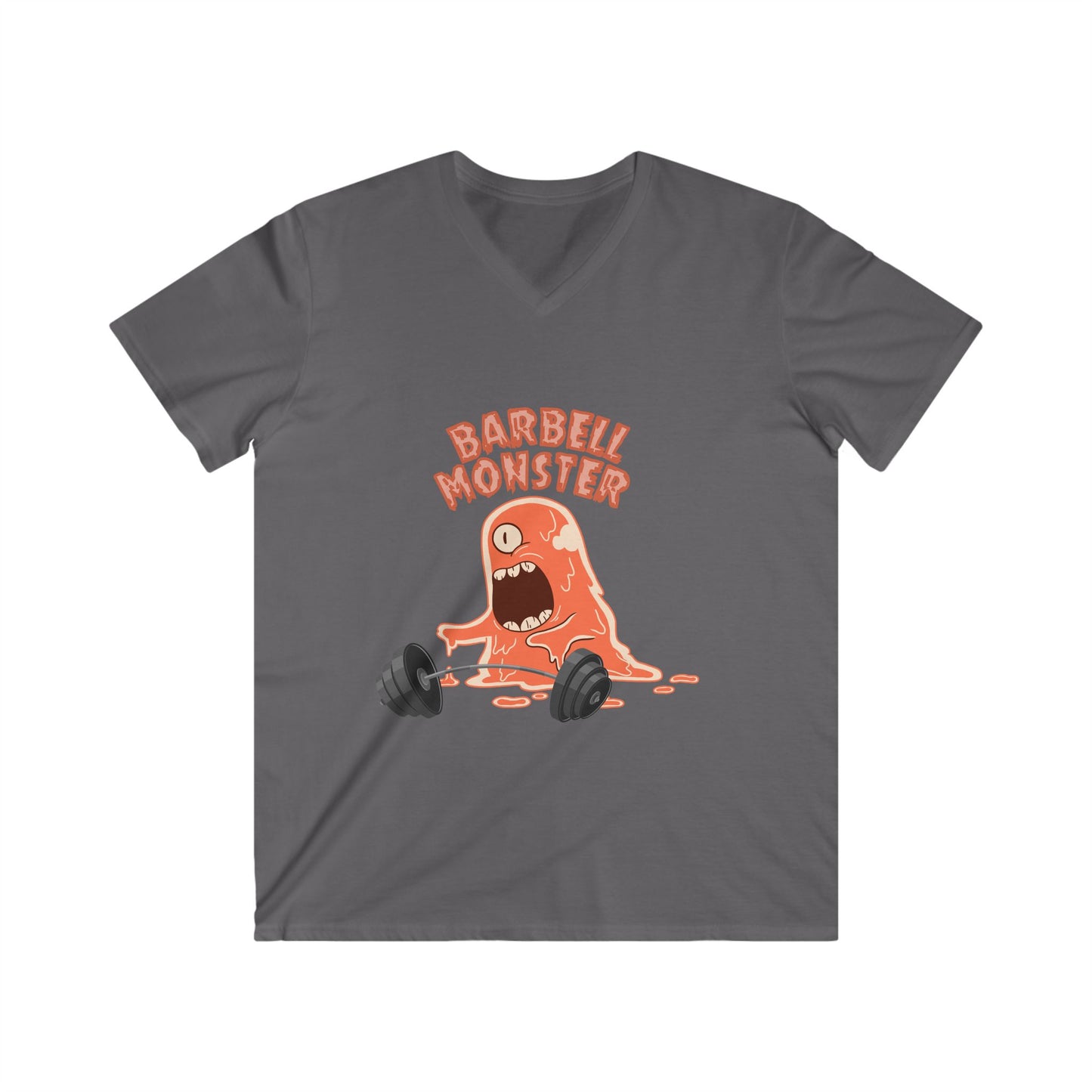 Monster Fitted V-Neck Short Sleeve Tee