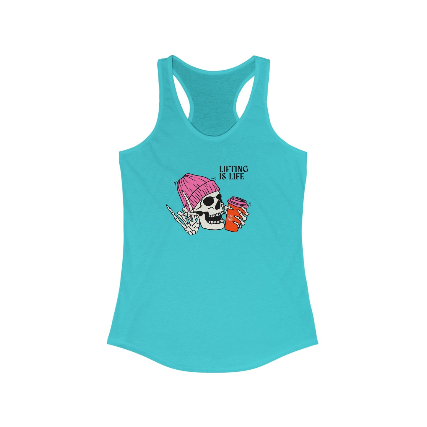 Lifting is life  Racerback Tank