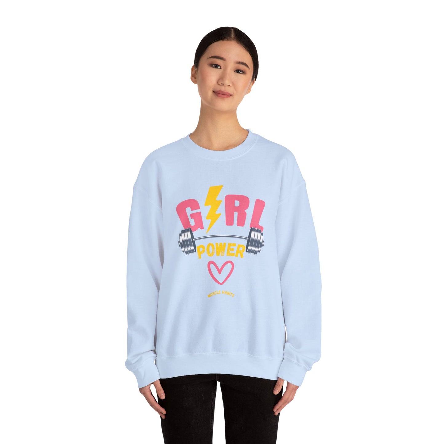 Girl Power Lighting Crewneck Sweatshirt