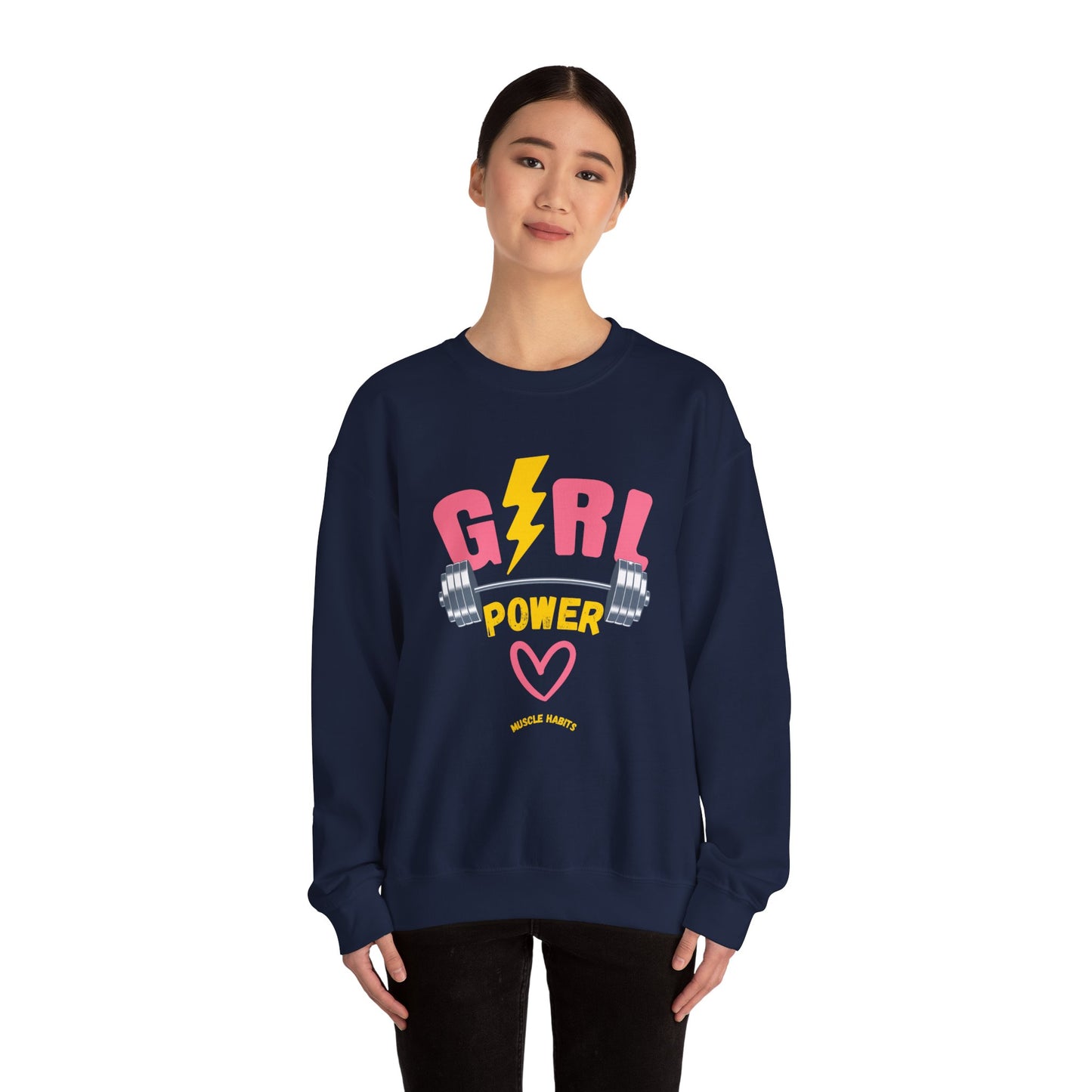 Girl Power Lighting Crewneck Sweatshirt