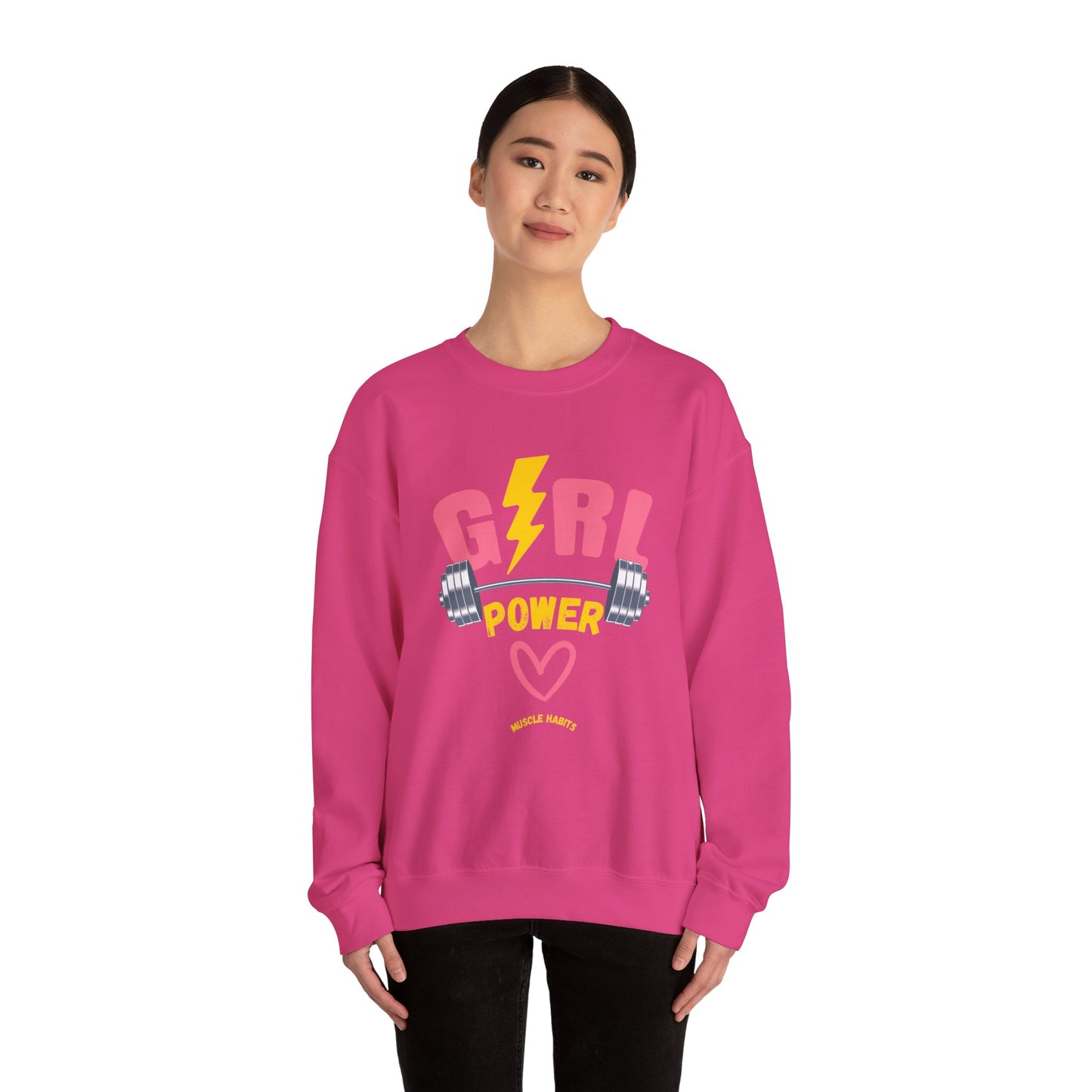 Girl Power Lighting Crewneck Sweatshirt