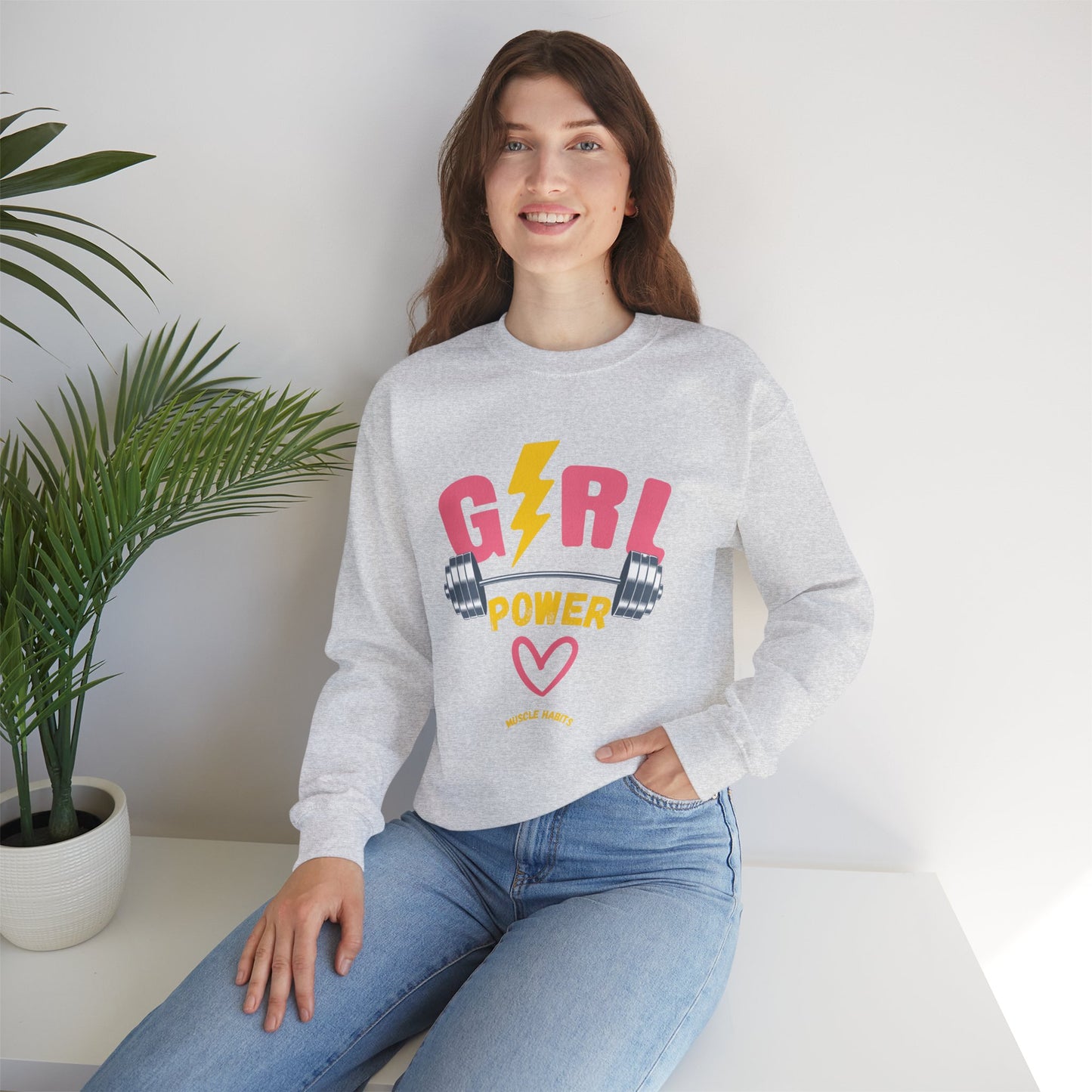 Girl Power Lighting Crewneck Sweatshirt