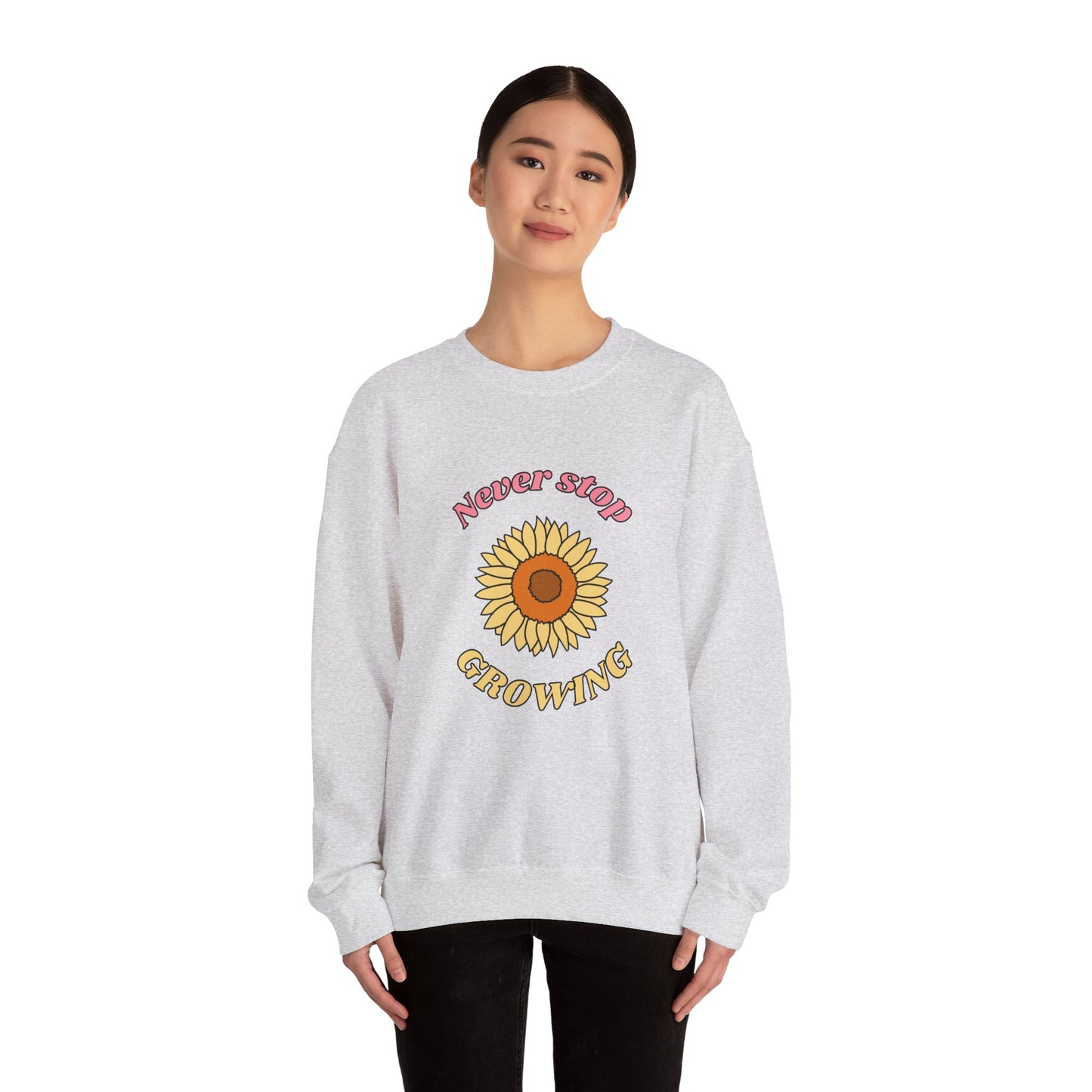 Never Stop Growing Crewneck Sweatshirt