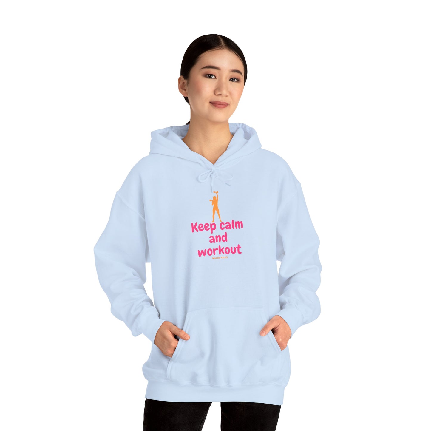 Keep Calm and Workout Hoodie