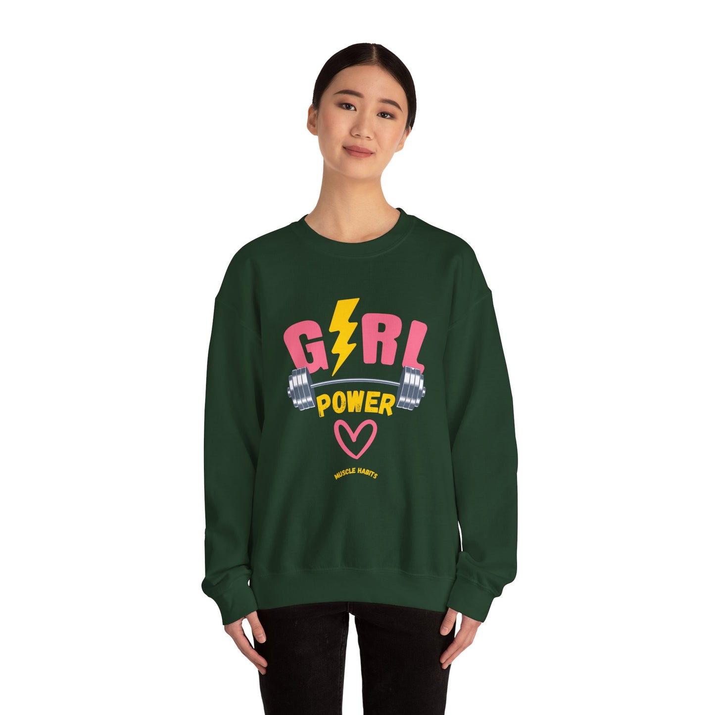 Girl Power Lighting Crewneck Sweatshirt