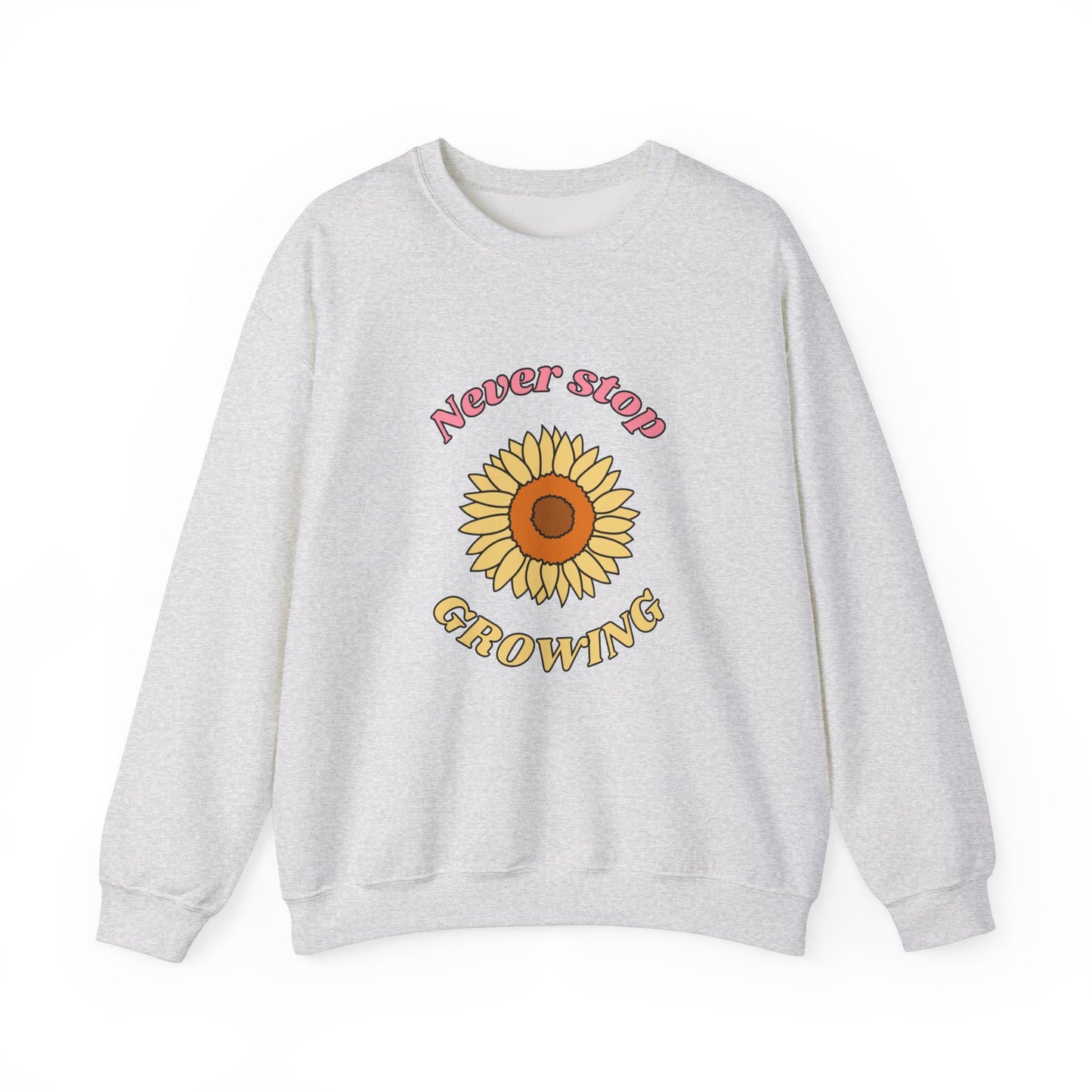 Never Stop Growing Crewneck Sweatshirt