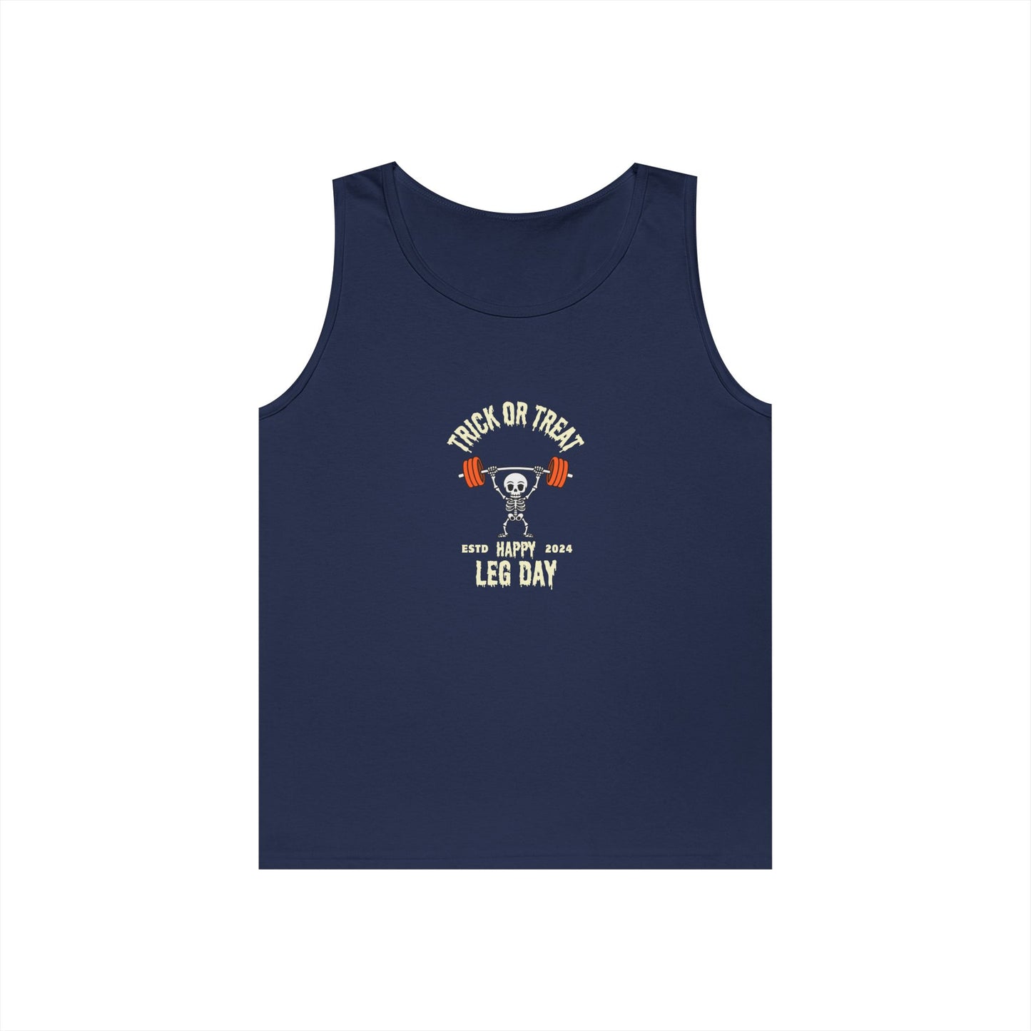 Trick or Treat Leg day Tank Top