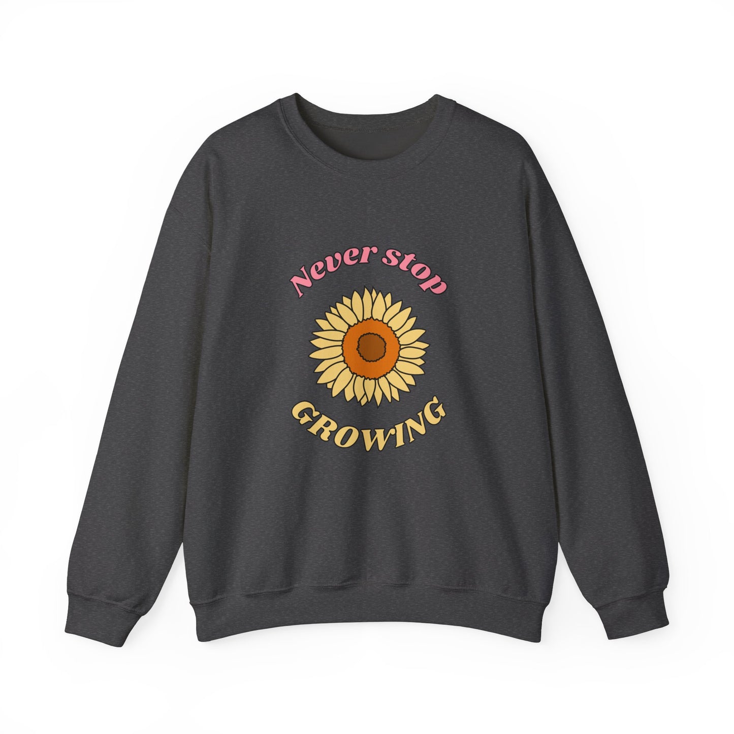 Never Stop Growing Crewneck Sweatshirt