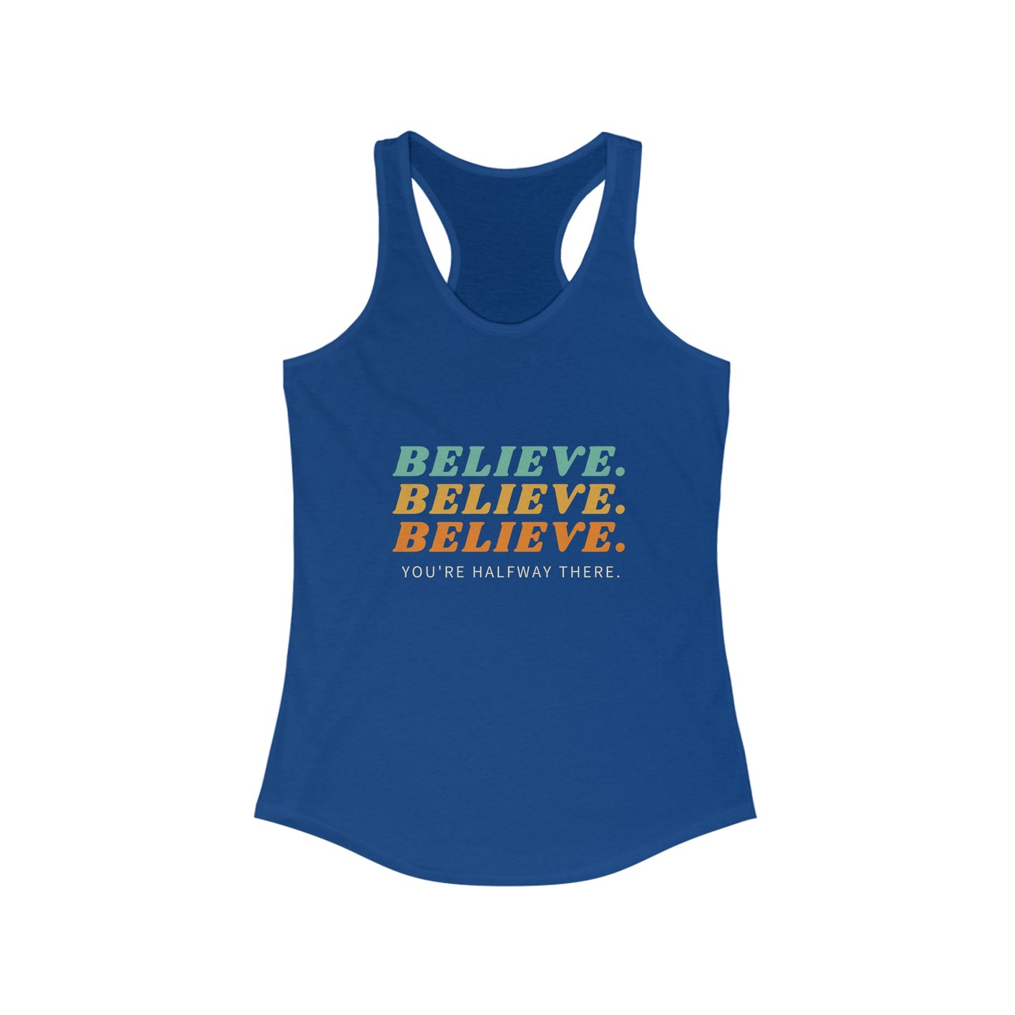 Believe Racerback TankTop