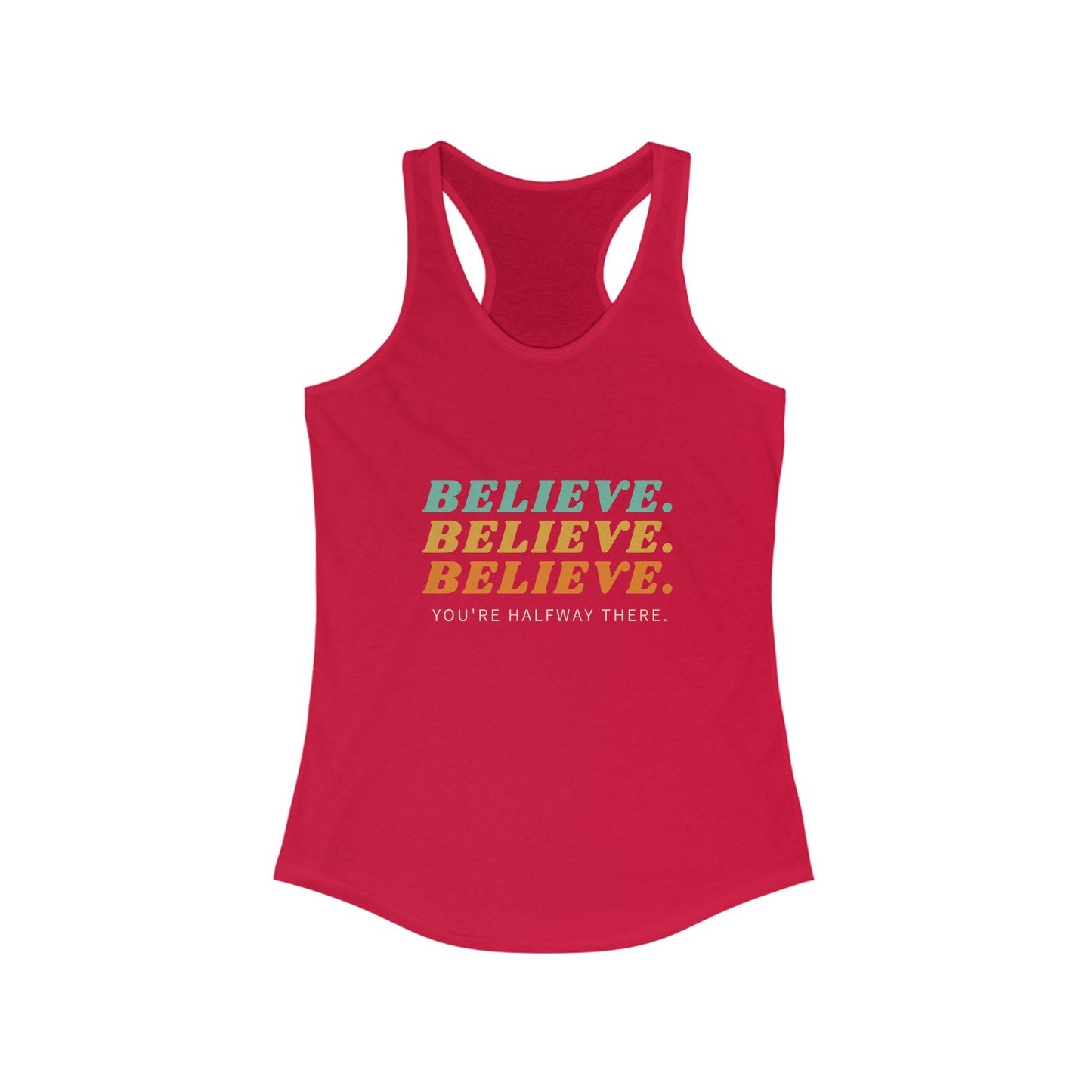 Believe Racerback TankTop