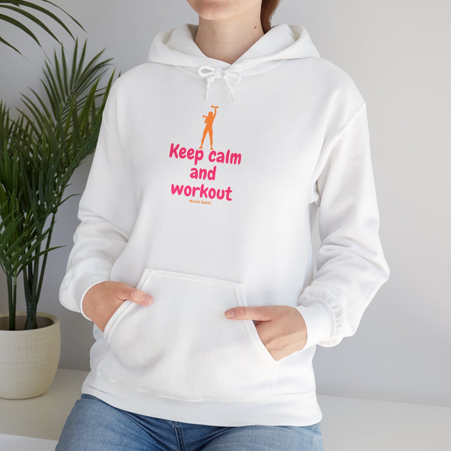 Keep Calm and Workout Hoodie