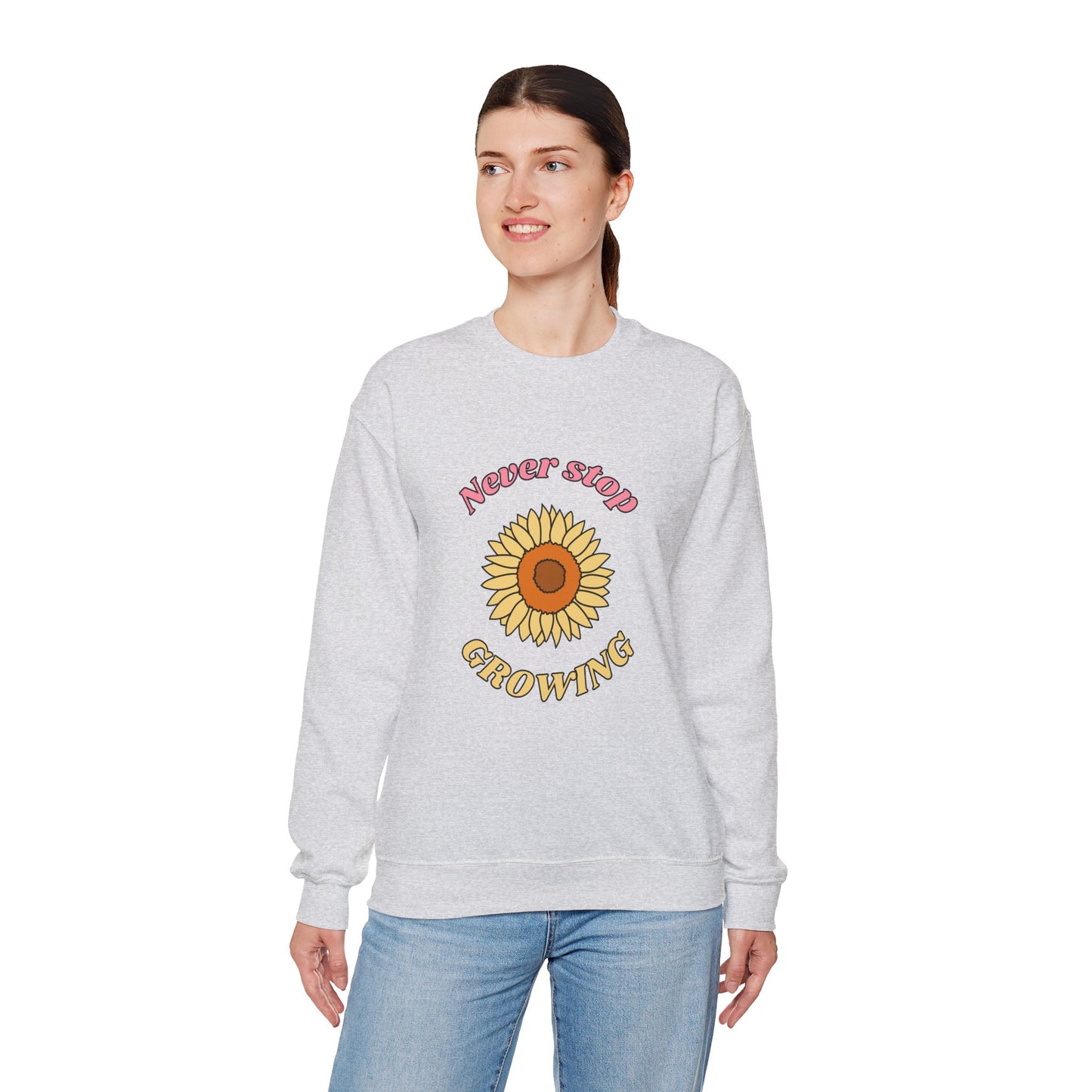 Never Stop Growing Crewneck Sweatshirt