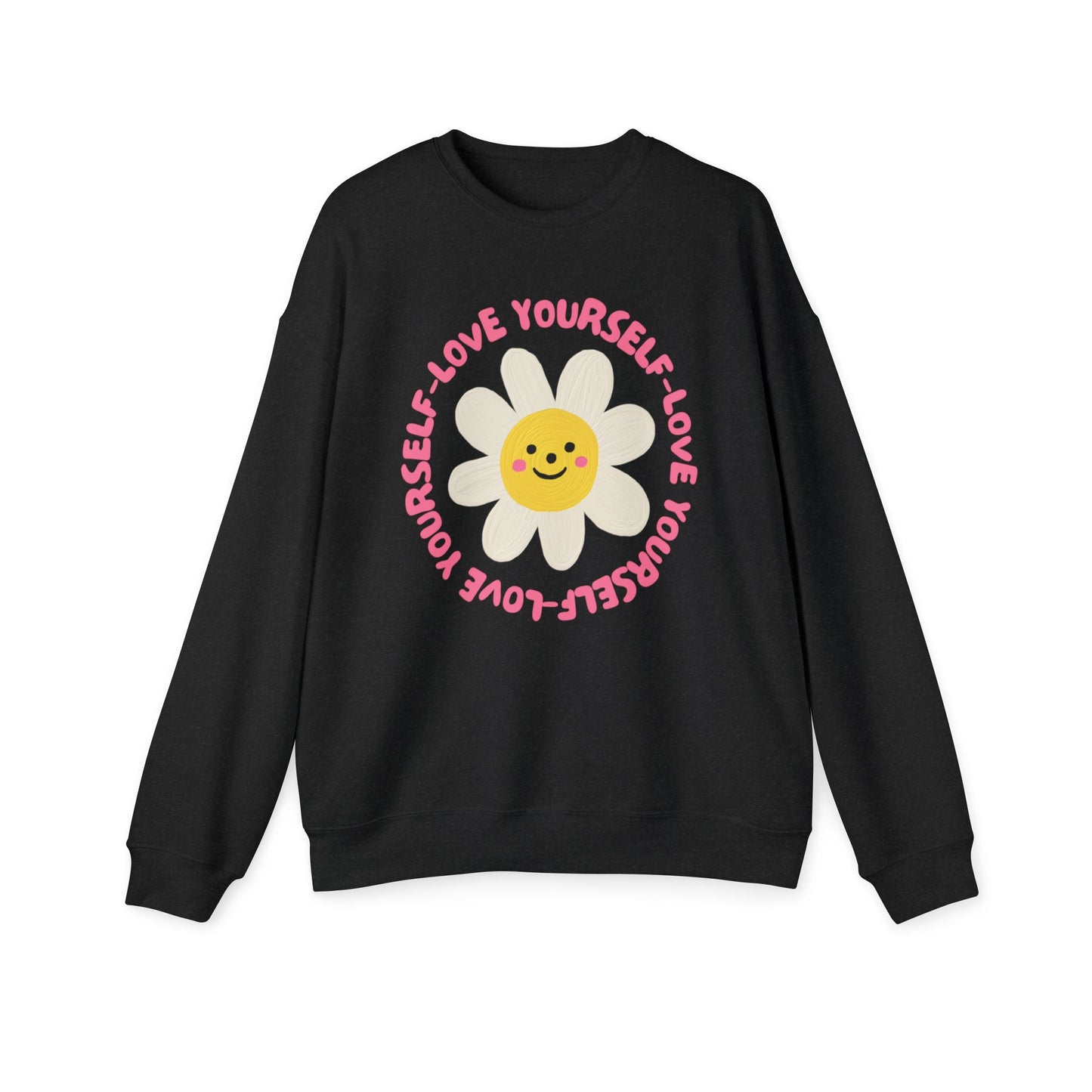 Love Yourself Flower Crewneck Sweatshirt