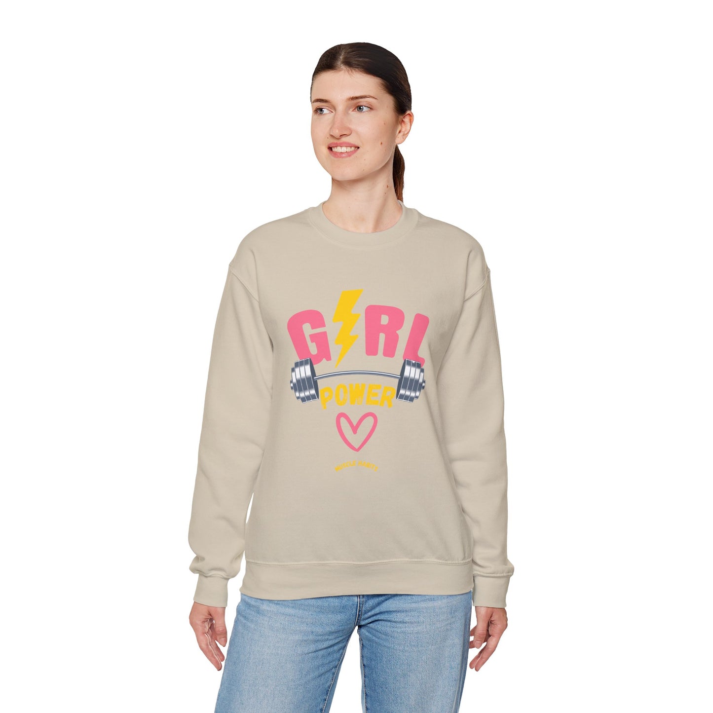 Girl Power Lighting Crewneck Sweatshirt