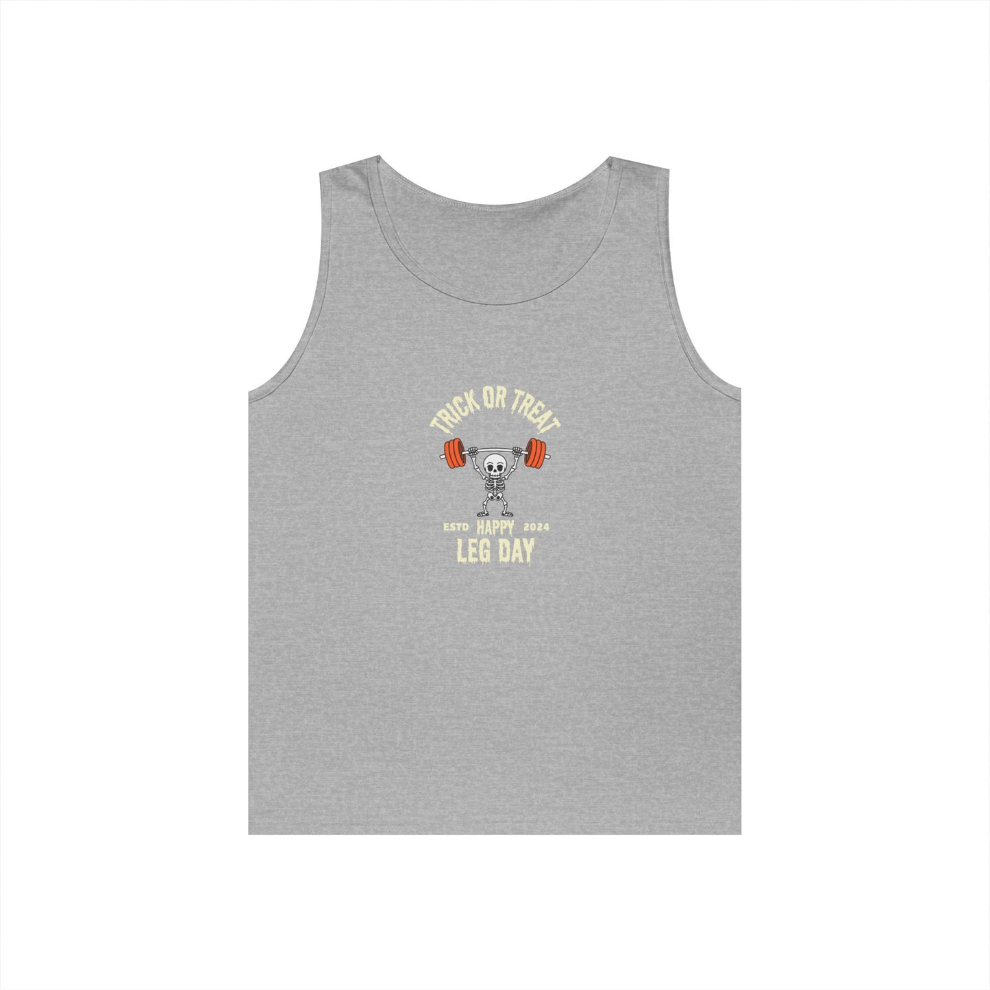 Trick or Treat Leg day Tank Top