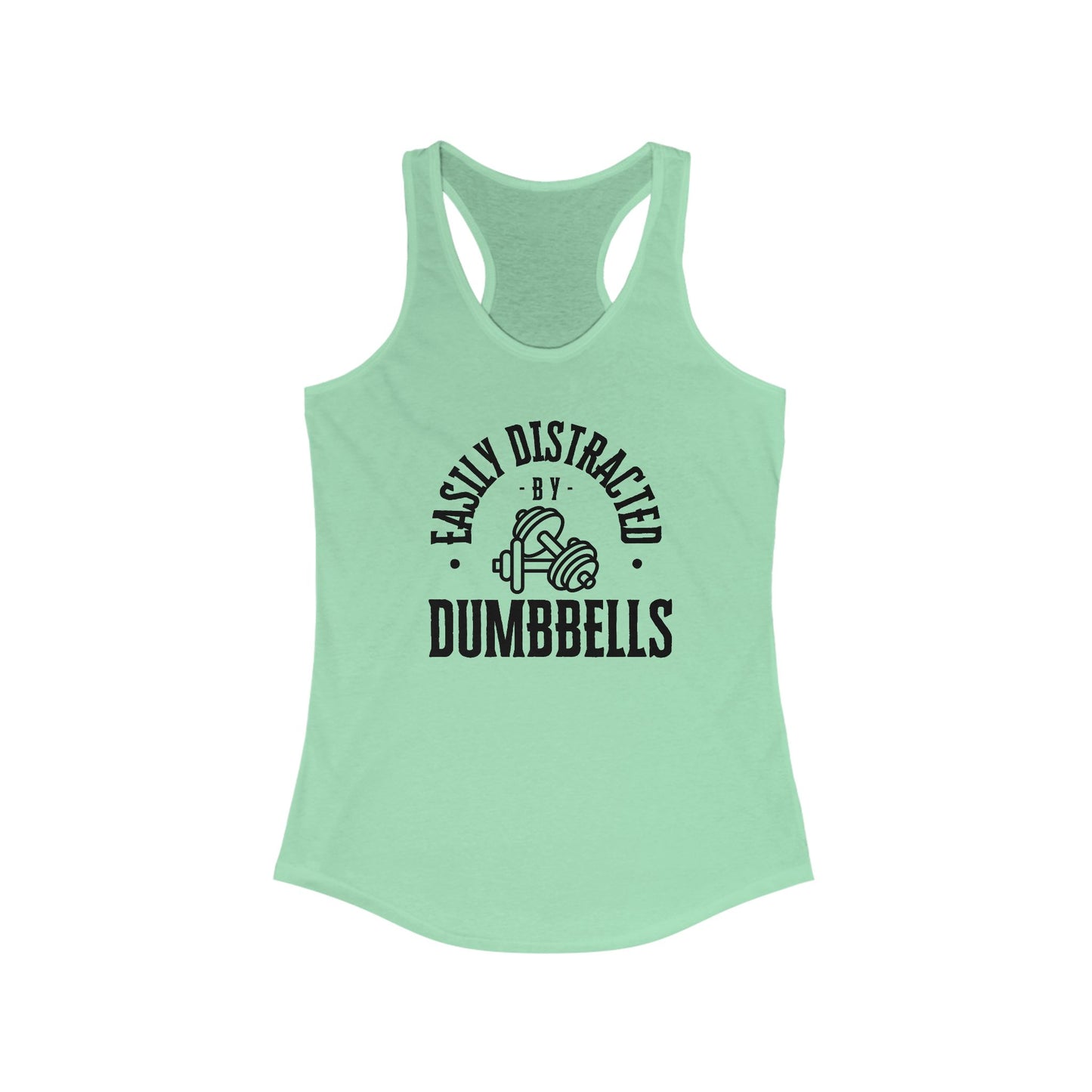 Distracted by Dumbbells Tank