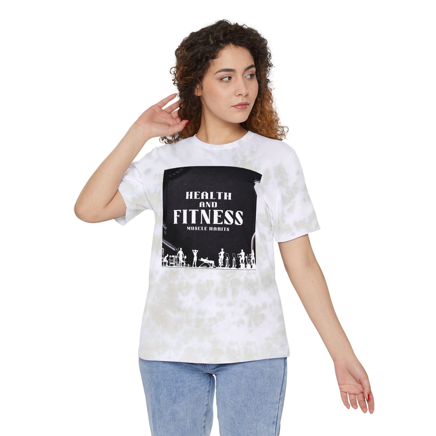 Fitness Fashion Tie-Dyed T-Shirt