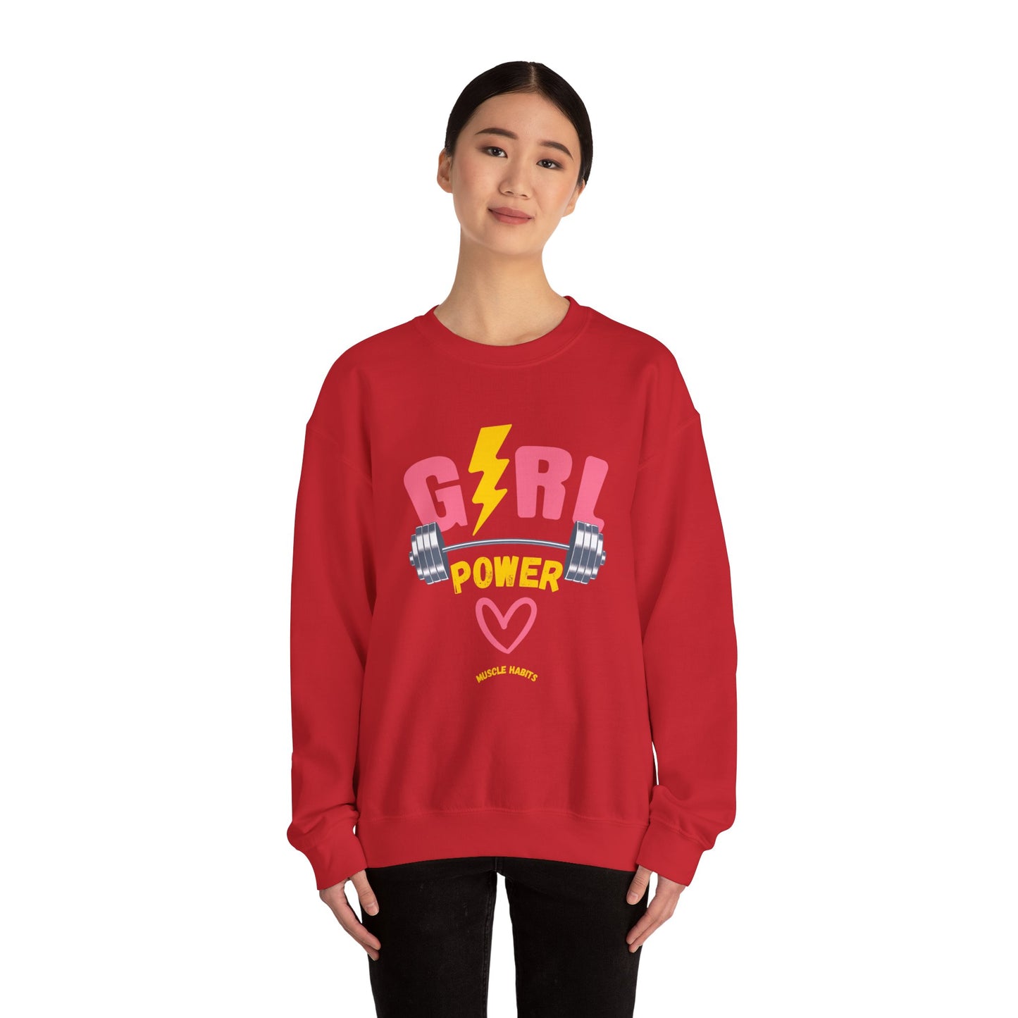 Girl Power Lighting Crewneck Sweatshirt