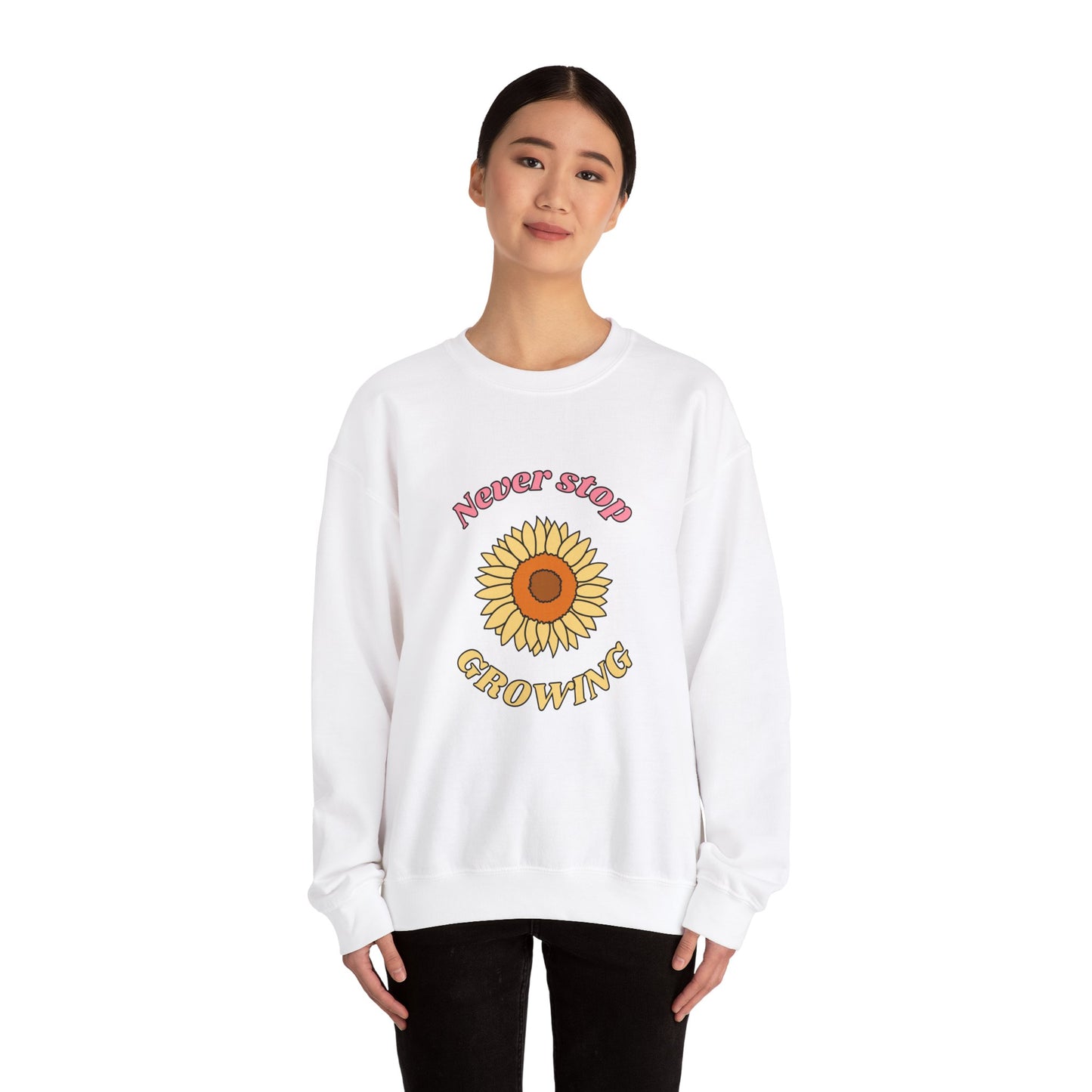 Never Stop Growing Crewneck Sweatshirt