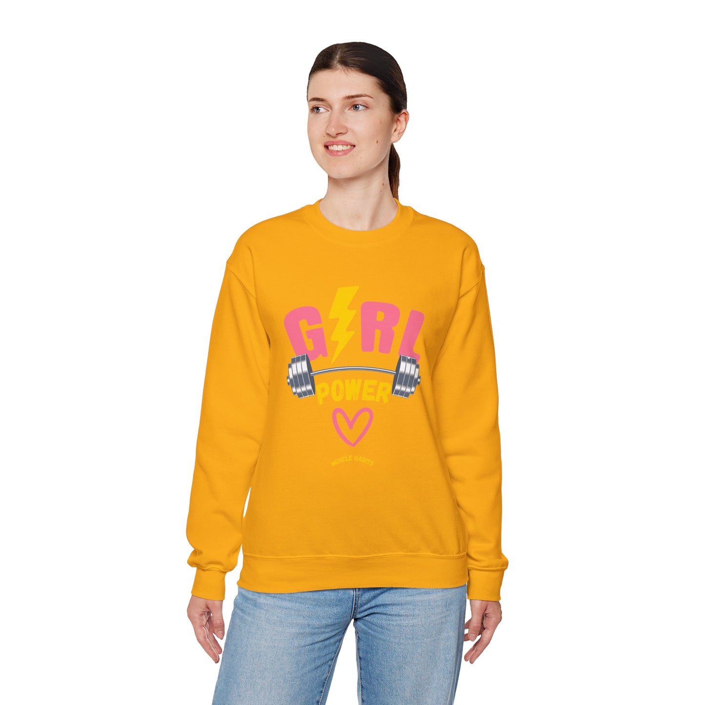 Girl Power Lighting Crewneck Sweatshirt