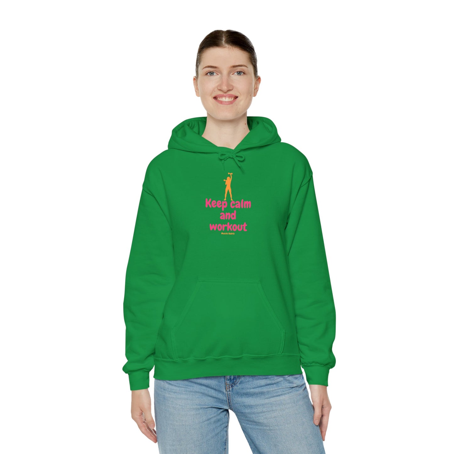 Keep Calm and Workout Hoodie