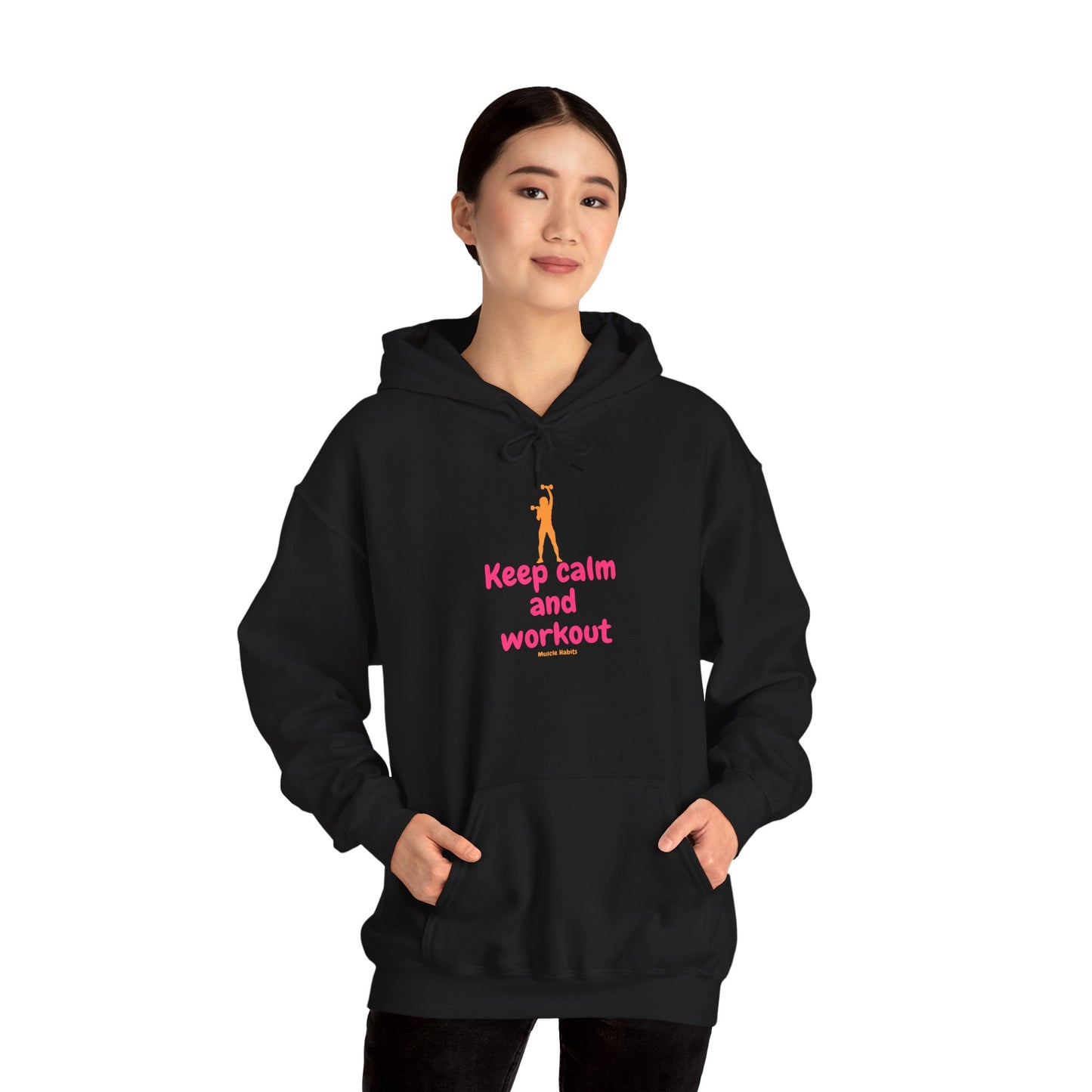 Keep Calm and Workout Hoodie