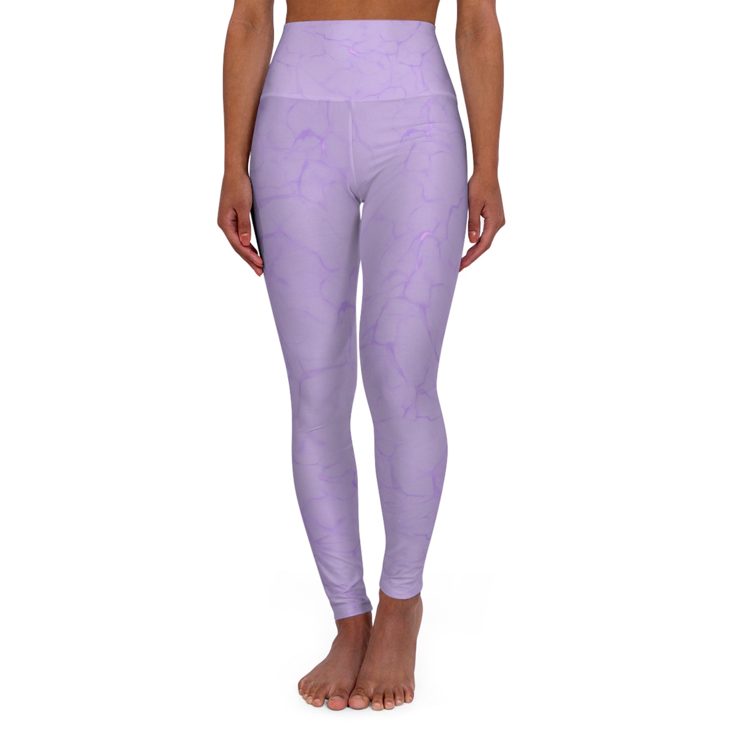 Lilac High Waisted Yoga Leggings