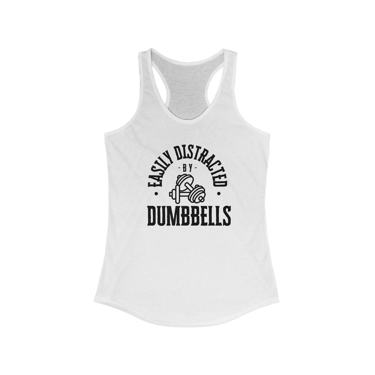 Distracted by Dumbbells Tank