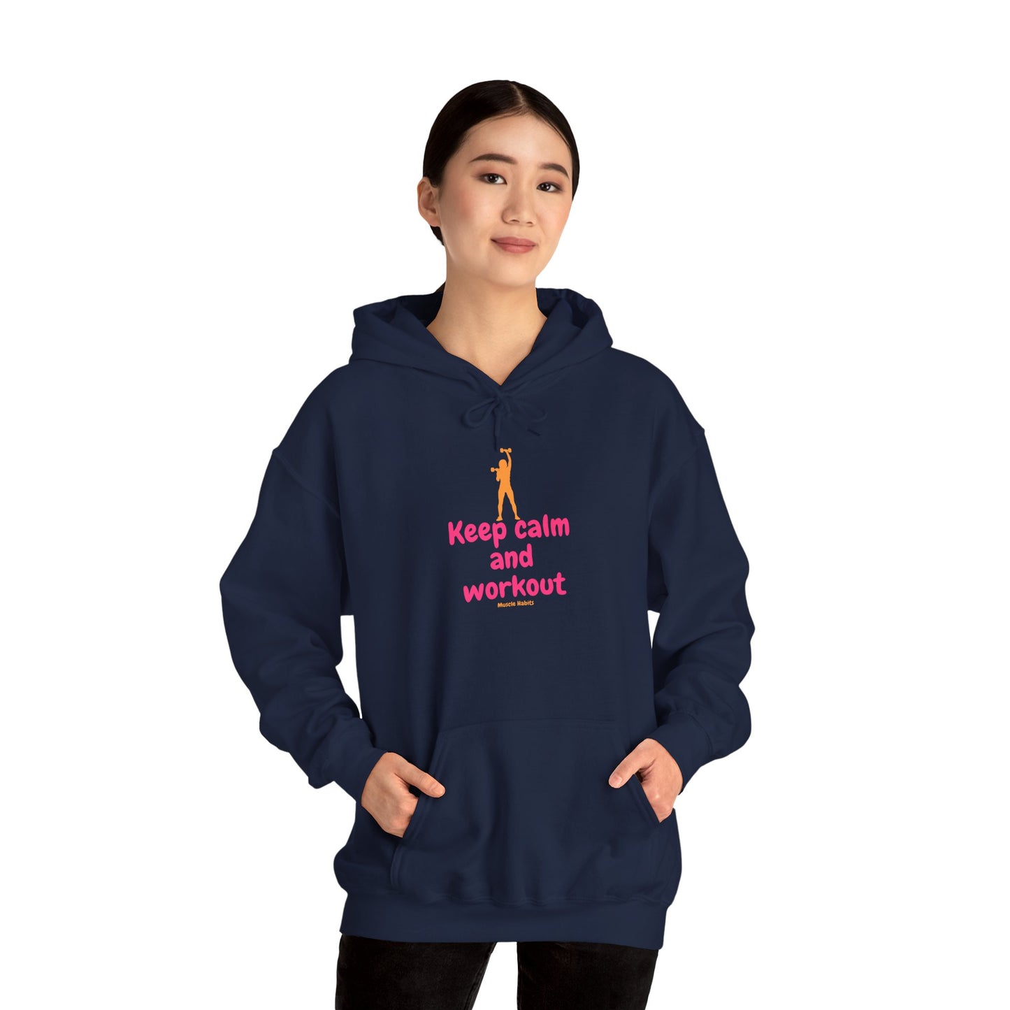 Keep Calm and Workout Hoodie