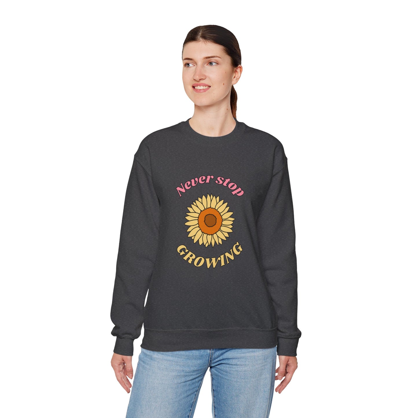 Never Stop Growing Crewneck Sweatshirt