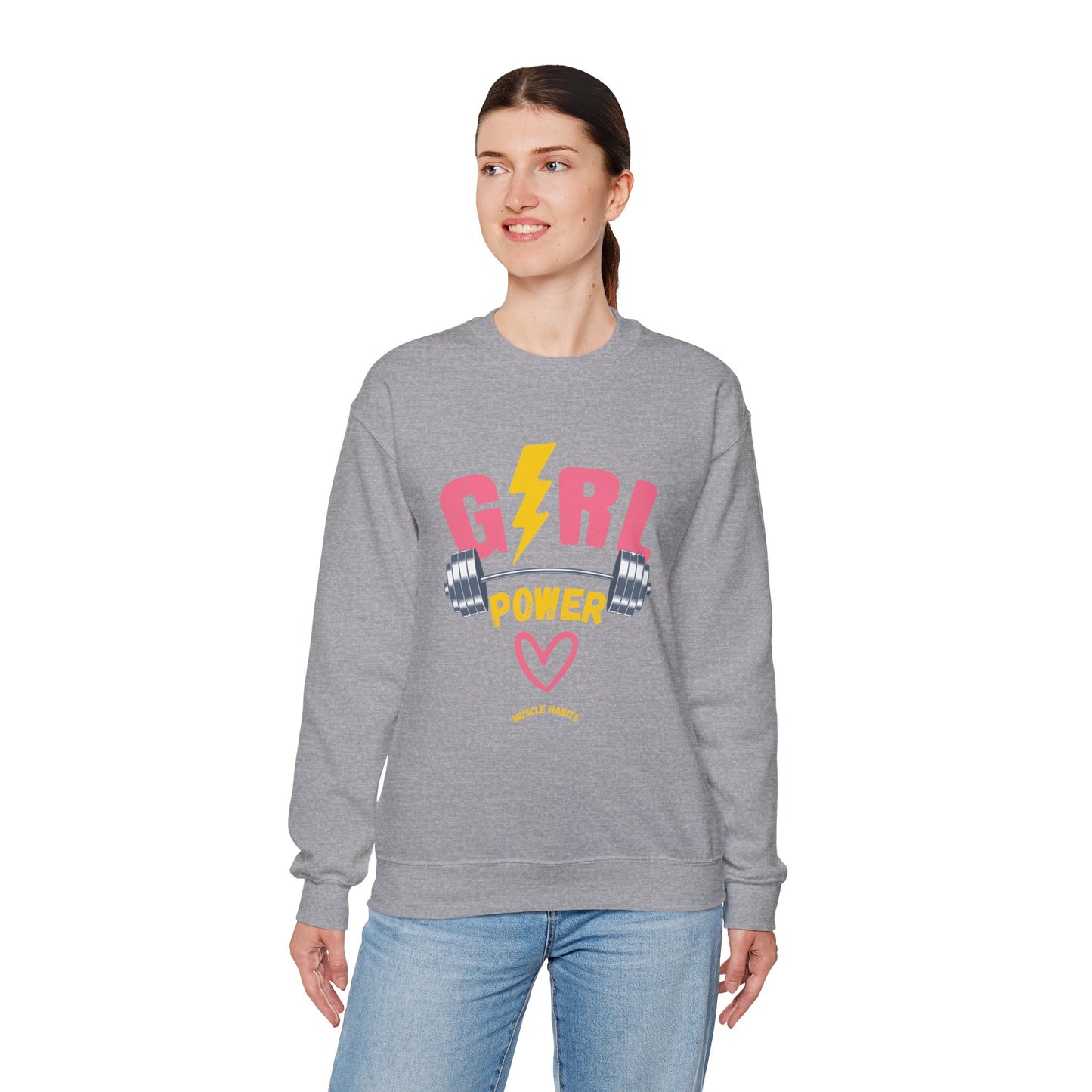 Girl Power Lighting Crewneck Sweatshirt