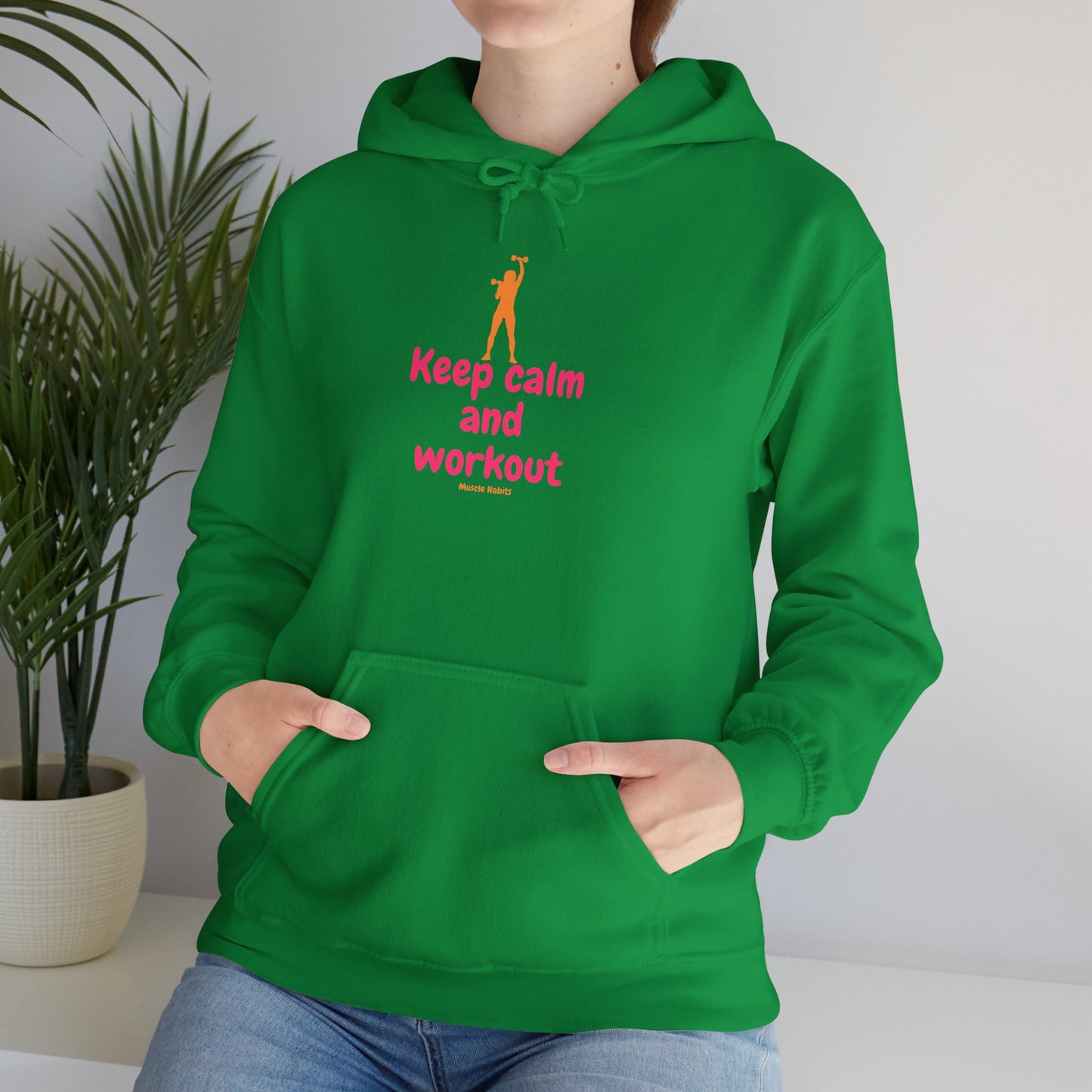 Keep Calm and Workout Hoodie