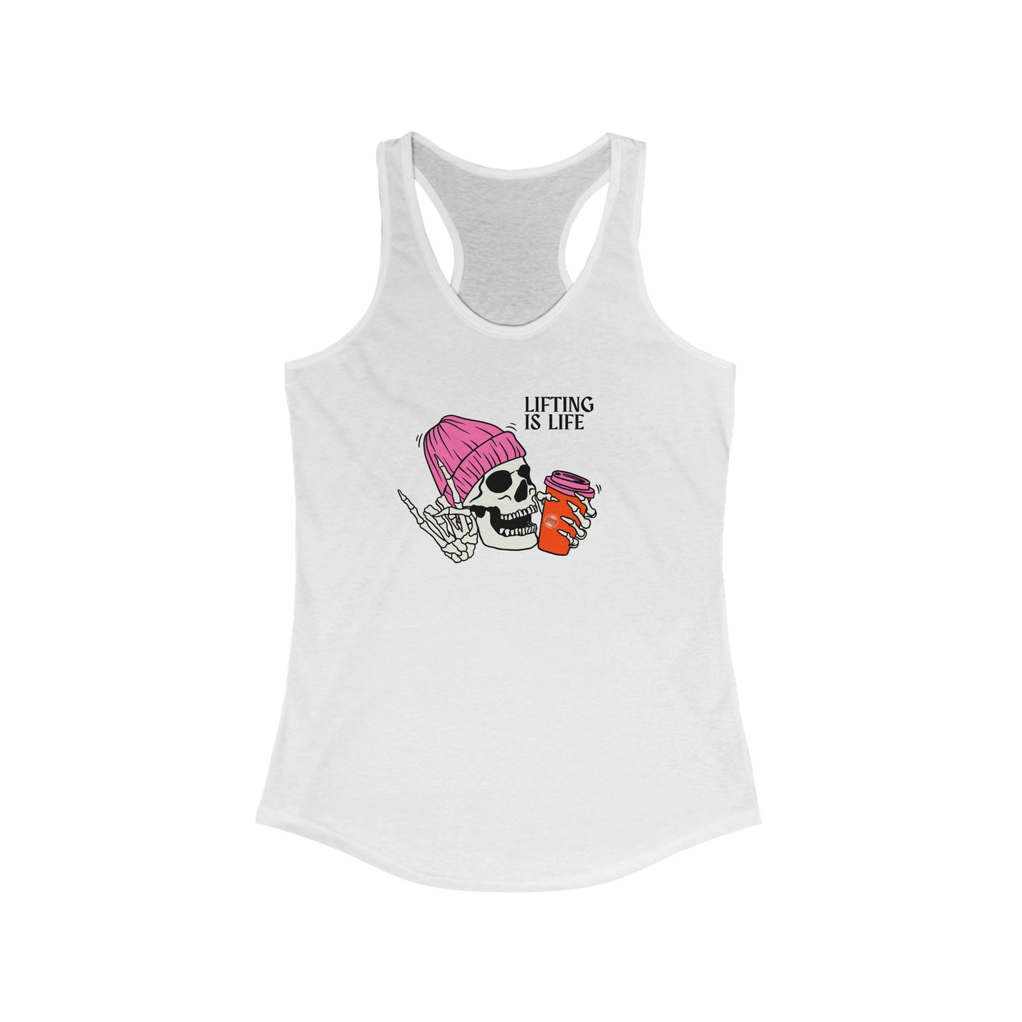 Lifting is life  Racerback Tank