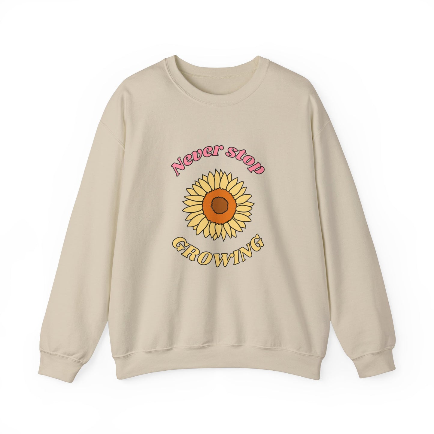 Never Stop Growing Crewneck Sweatshirt