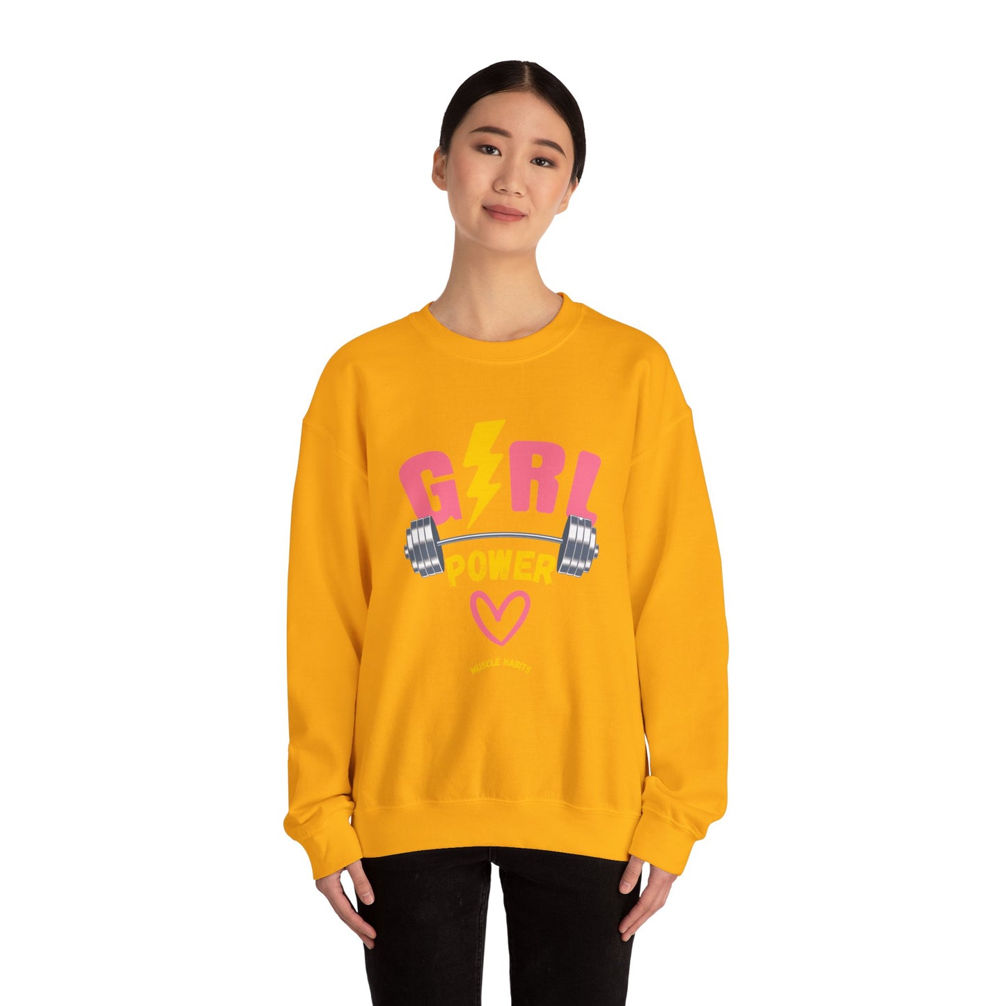 Girl Power Lighting Crewneck Sweatshirt