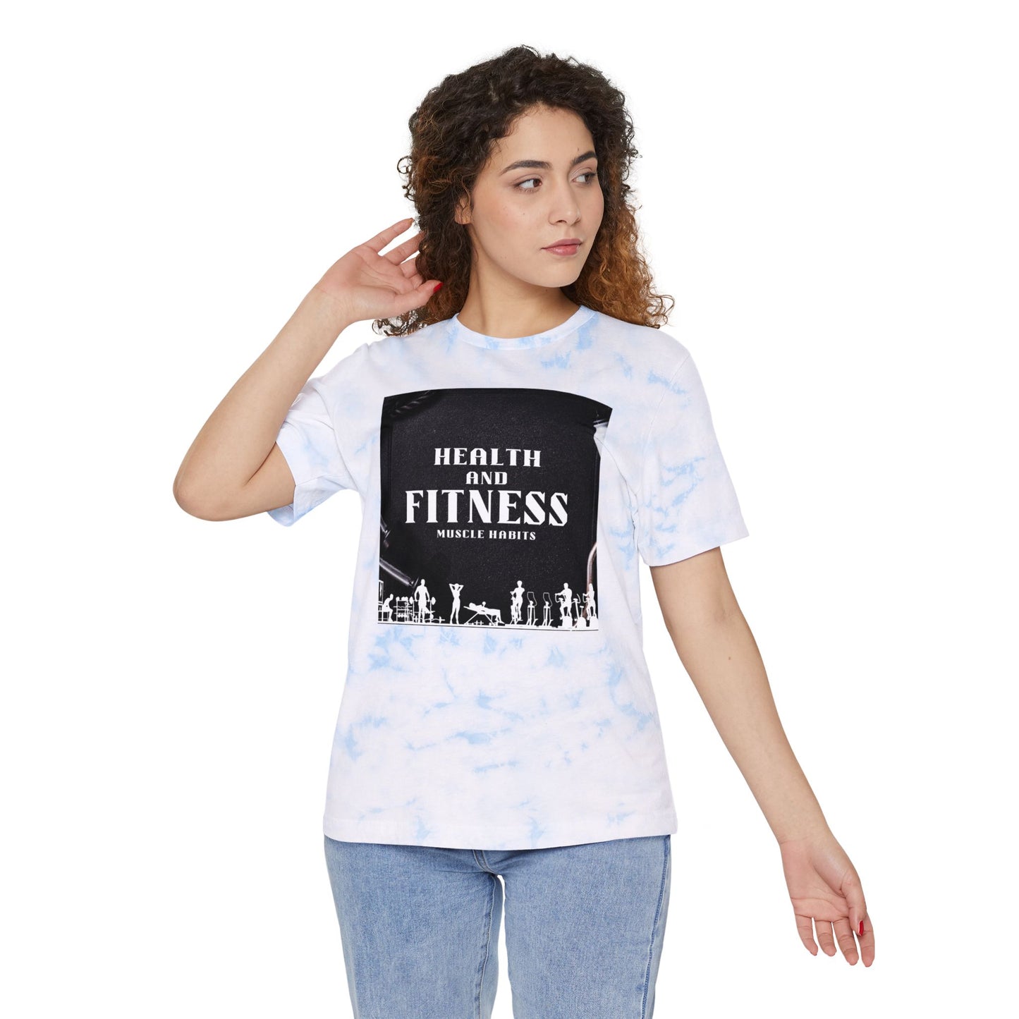 Fitness Fashion Tie-Dyed T-Shirt