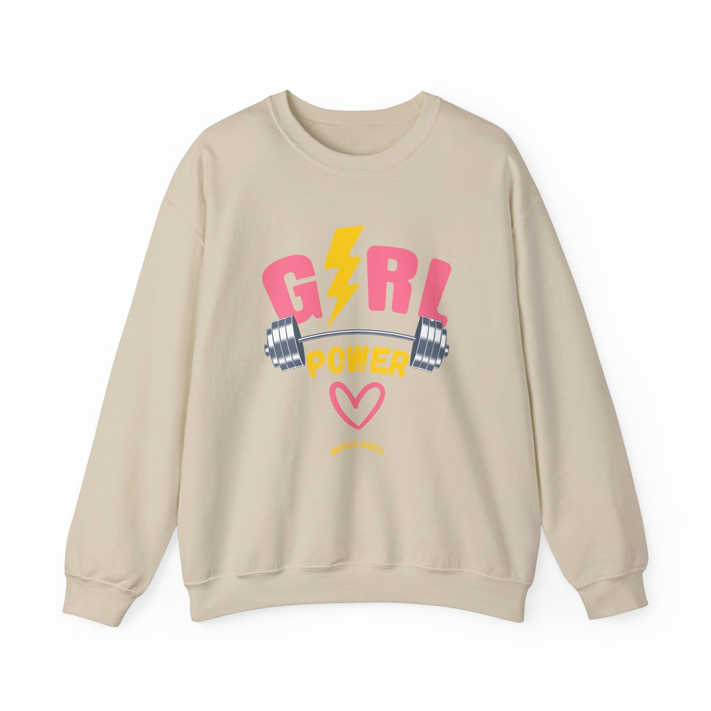 Girl Power Lighting Crewneck Sweatshirt