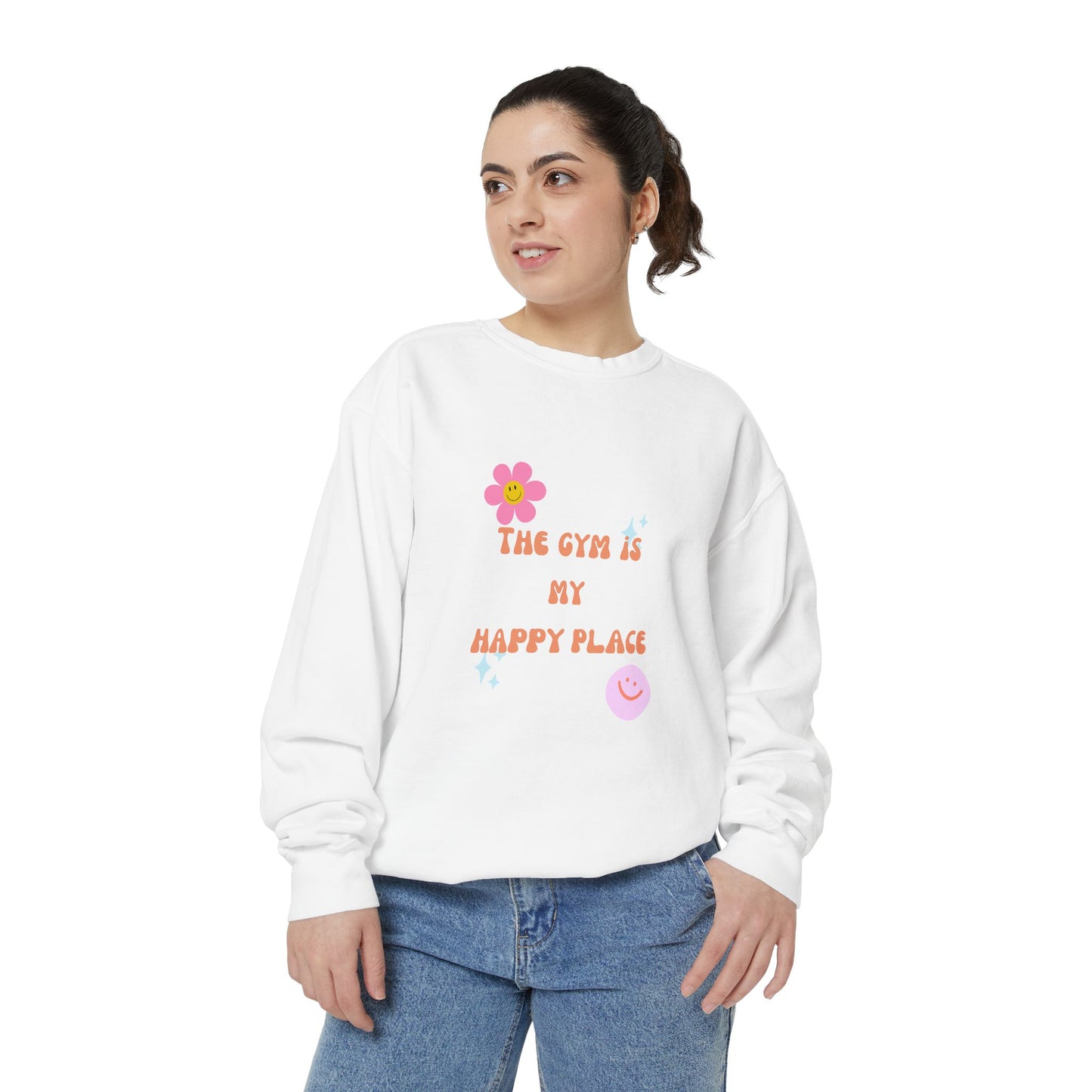 Gym, My Happy Place Sweatshirt