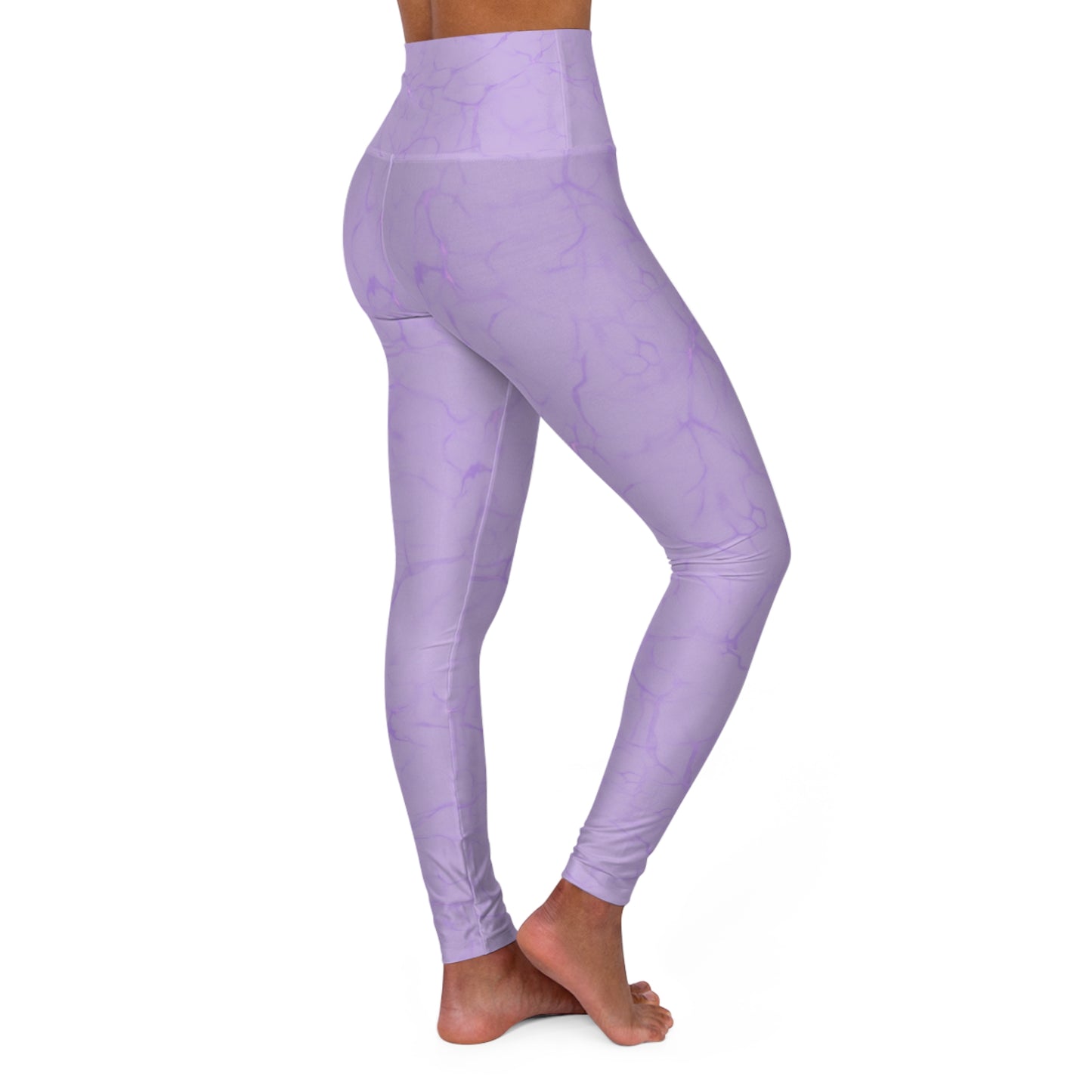 Lilac High Waisted Yoga Leggings