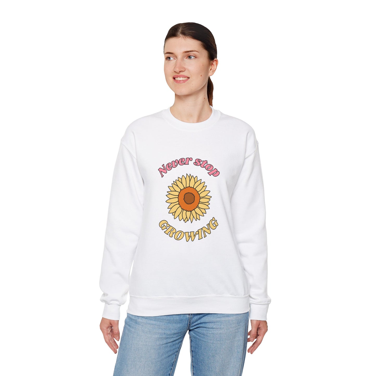 Never Stop Growing Crewneck Sweatshirt