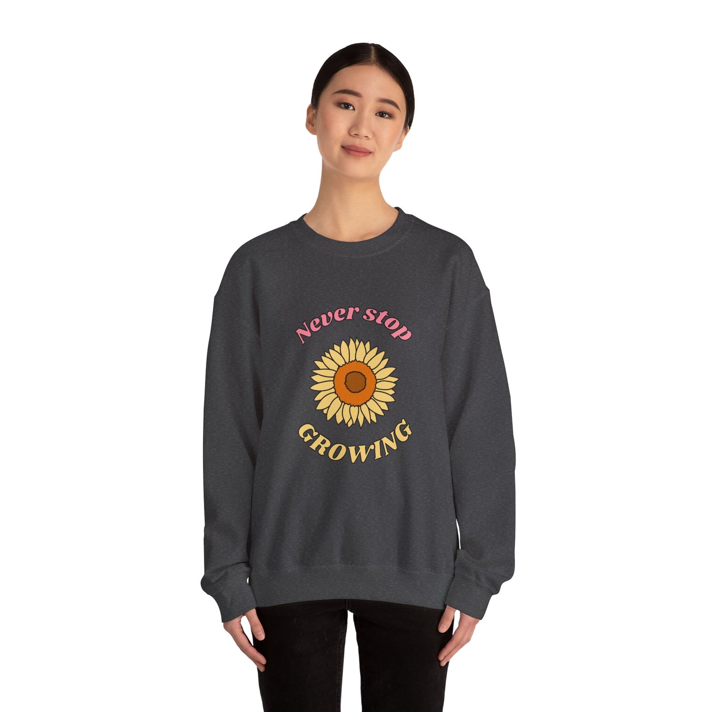 Never Stop Growing Crewneck Sweatshirt