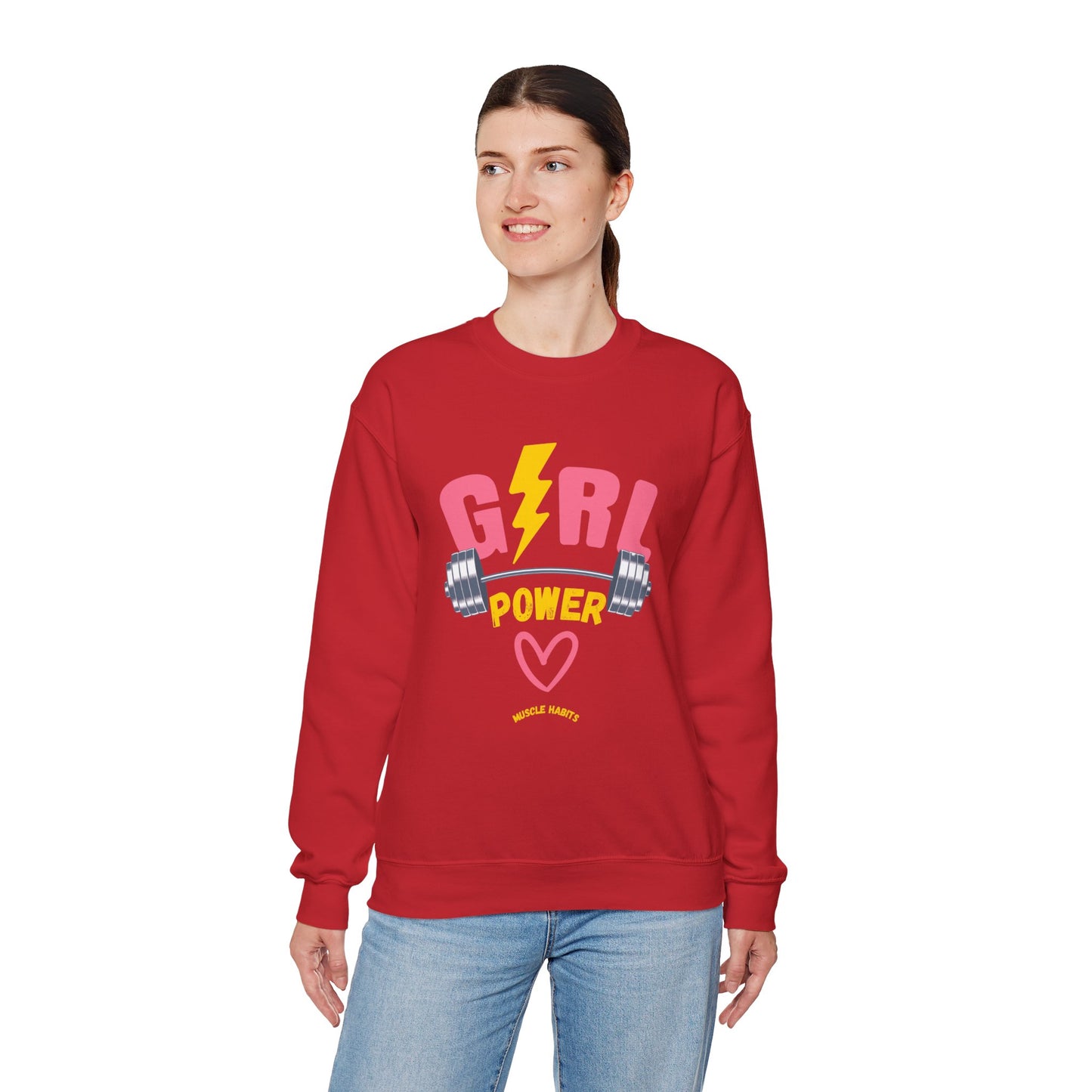 Girl Power Lighting Crewneck Sweatshirt