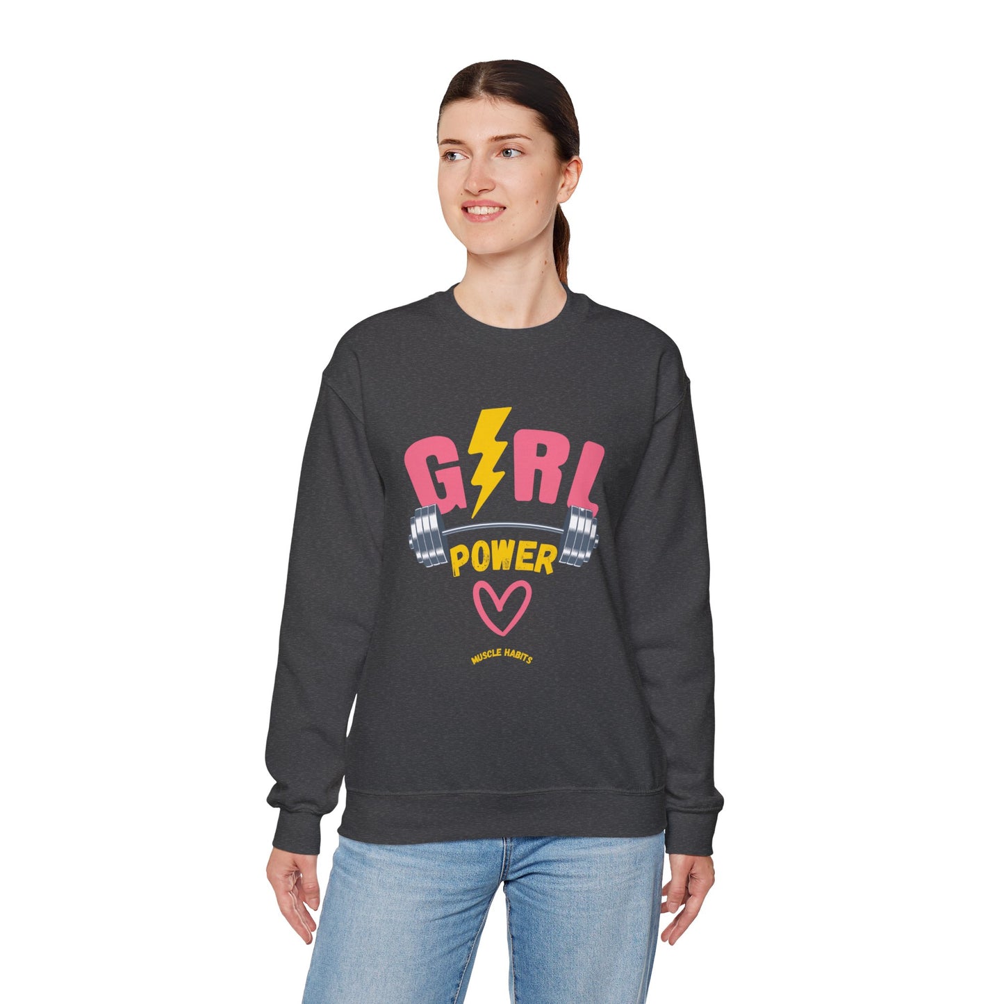 Girl Power Lighting Crewneck Sweatshirt