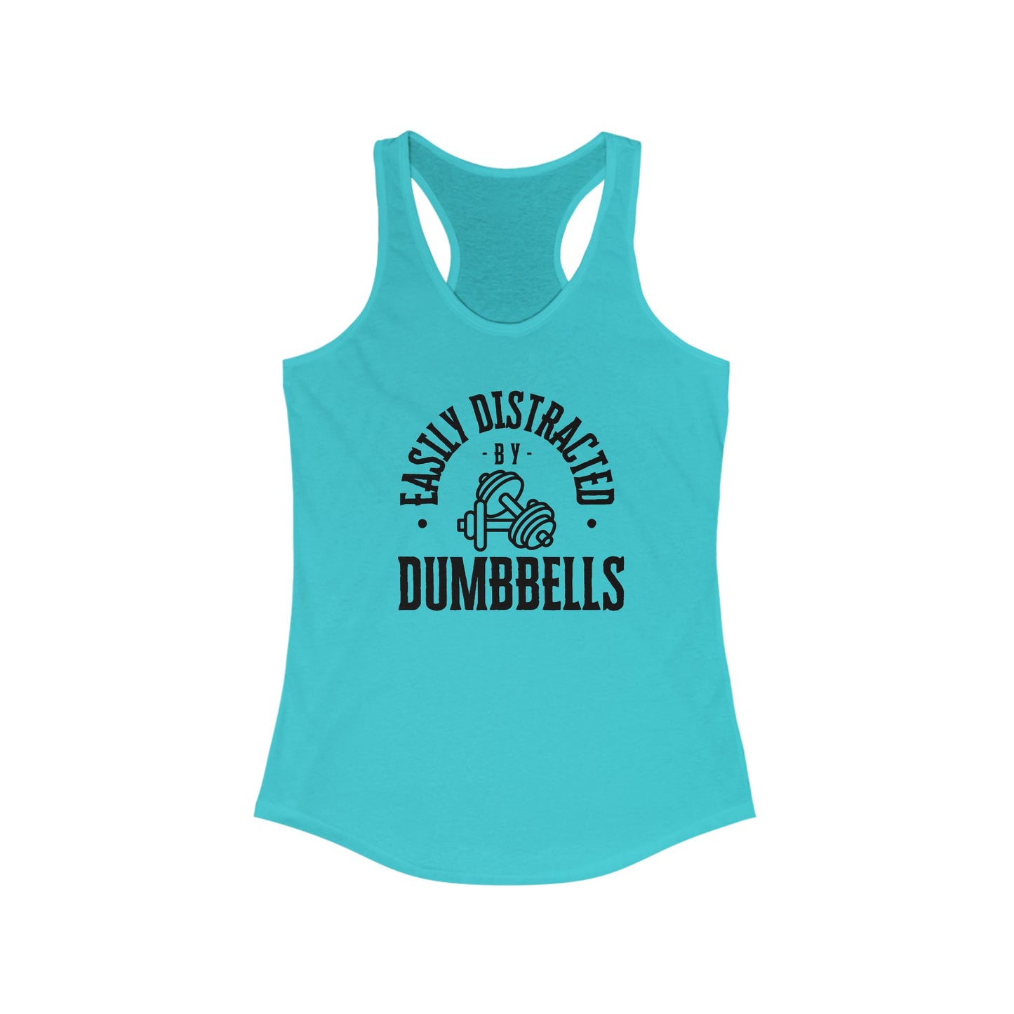 Distracted by Dumbbells Tank