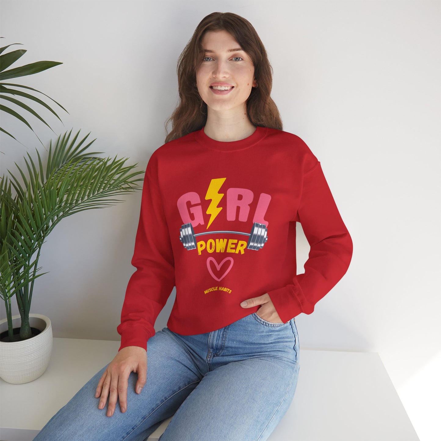 Girl Power Lighting Crewneck Sweatshirt